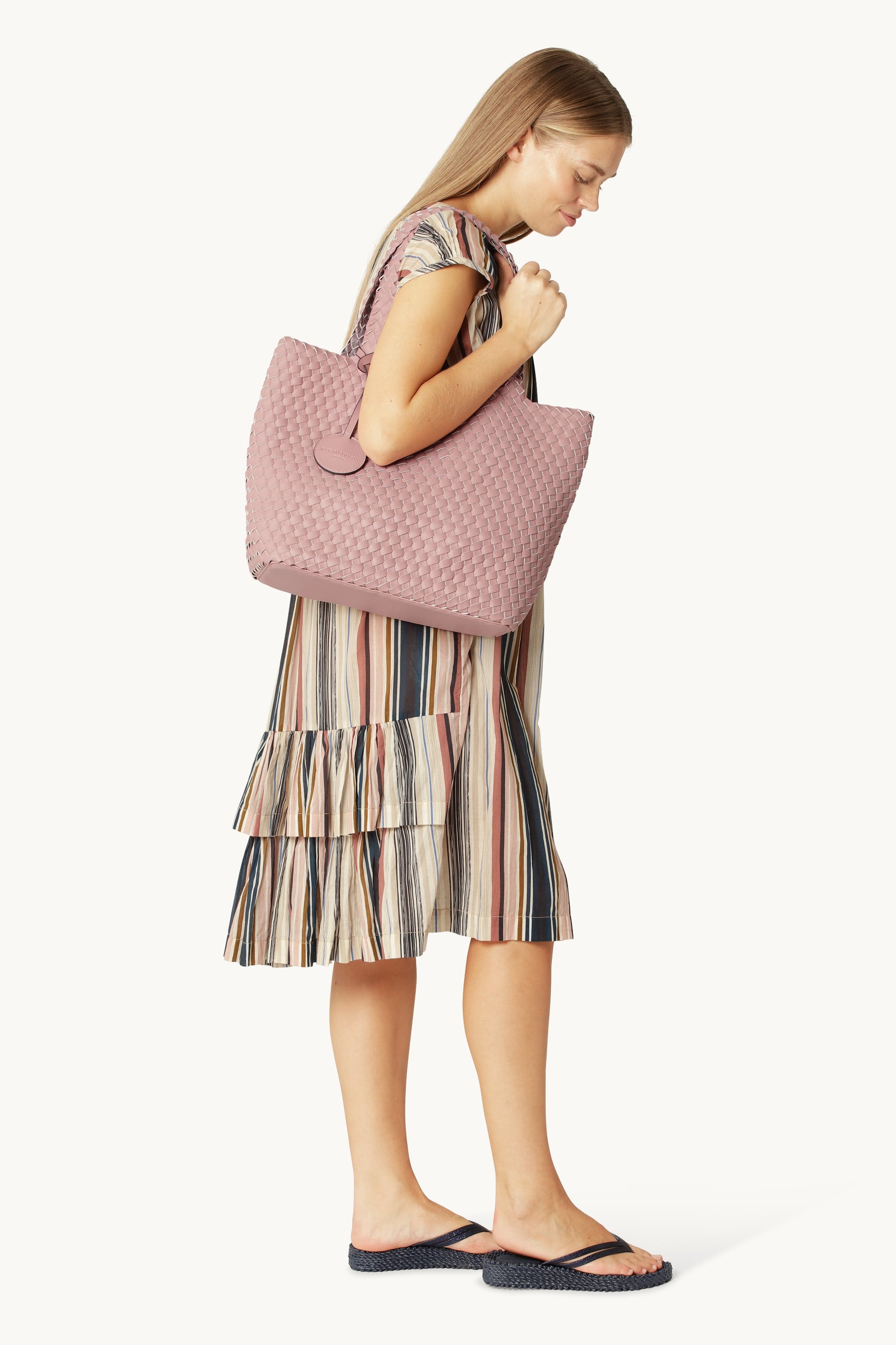 Tote Bag Braided - Adobe Rose Lotus