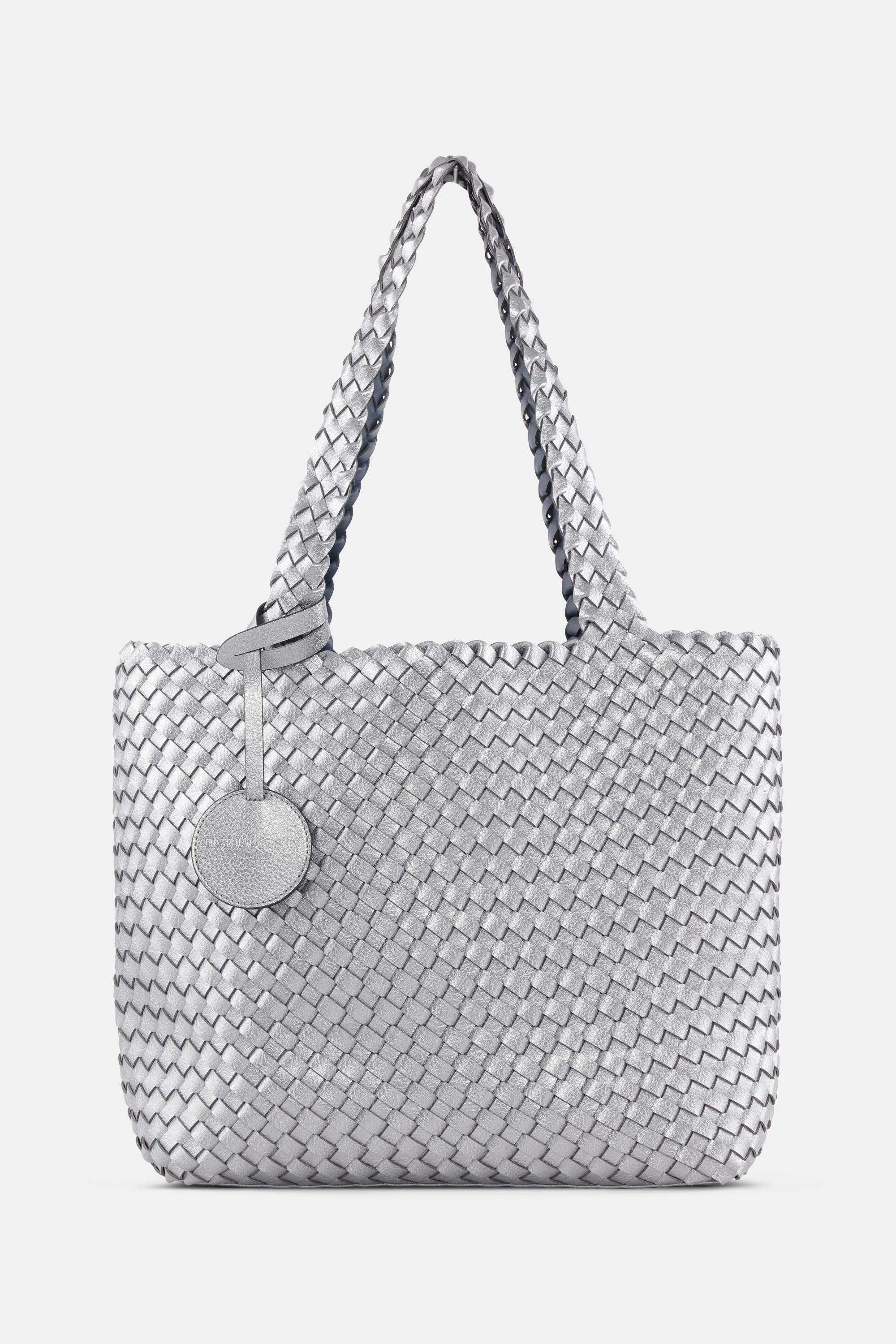 Tote Bag Braided - Orion Blue Antique Silver