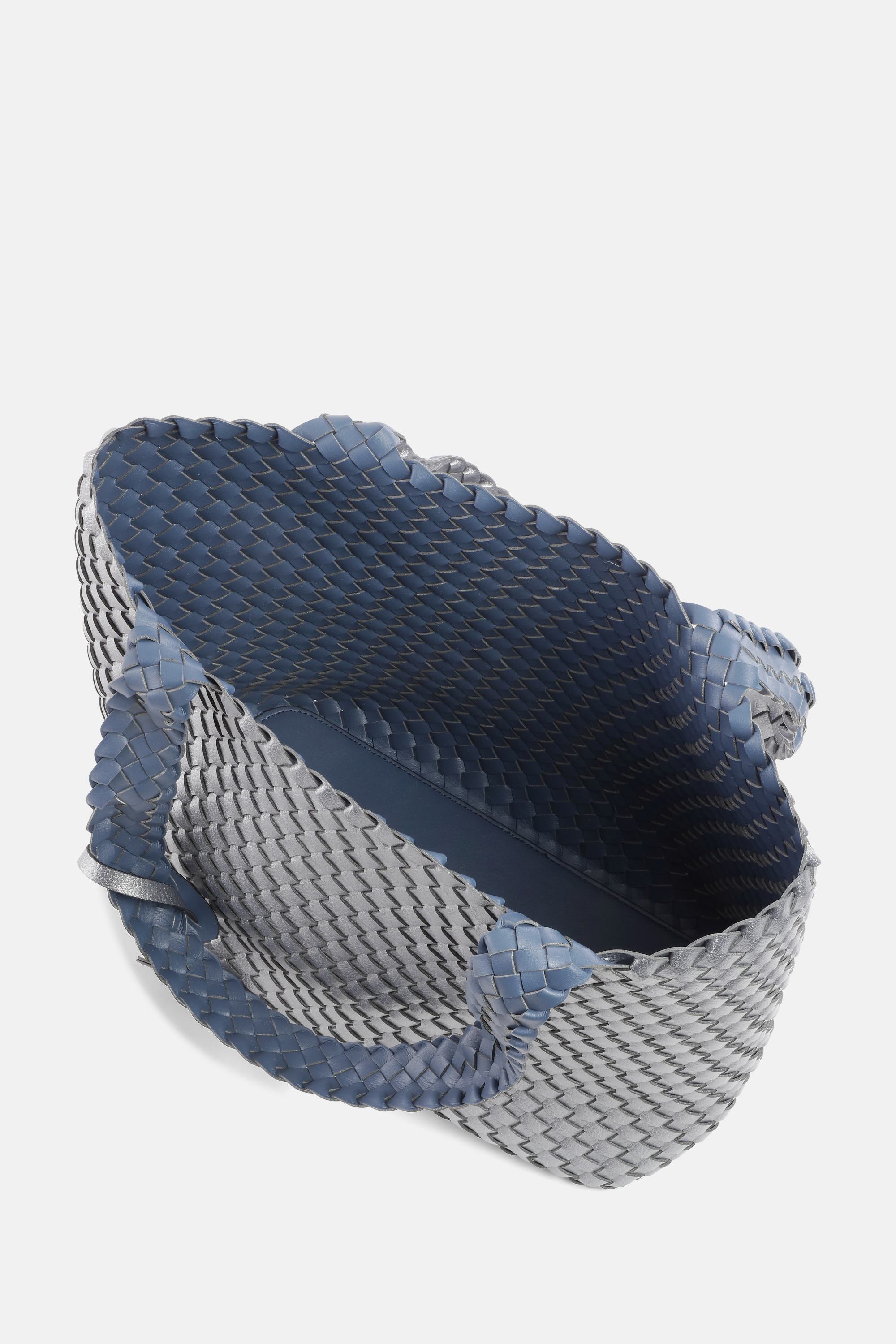 Tote Bag Braided - Orion Blue Antique Silver