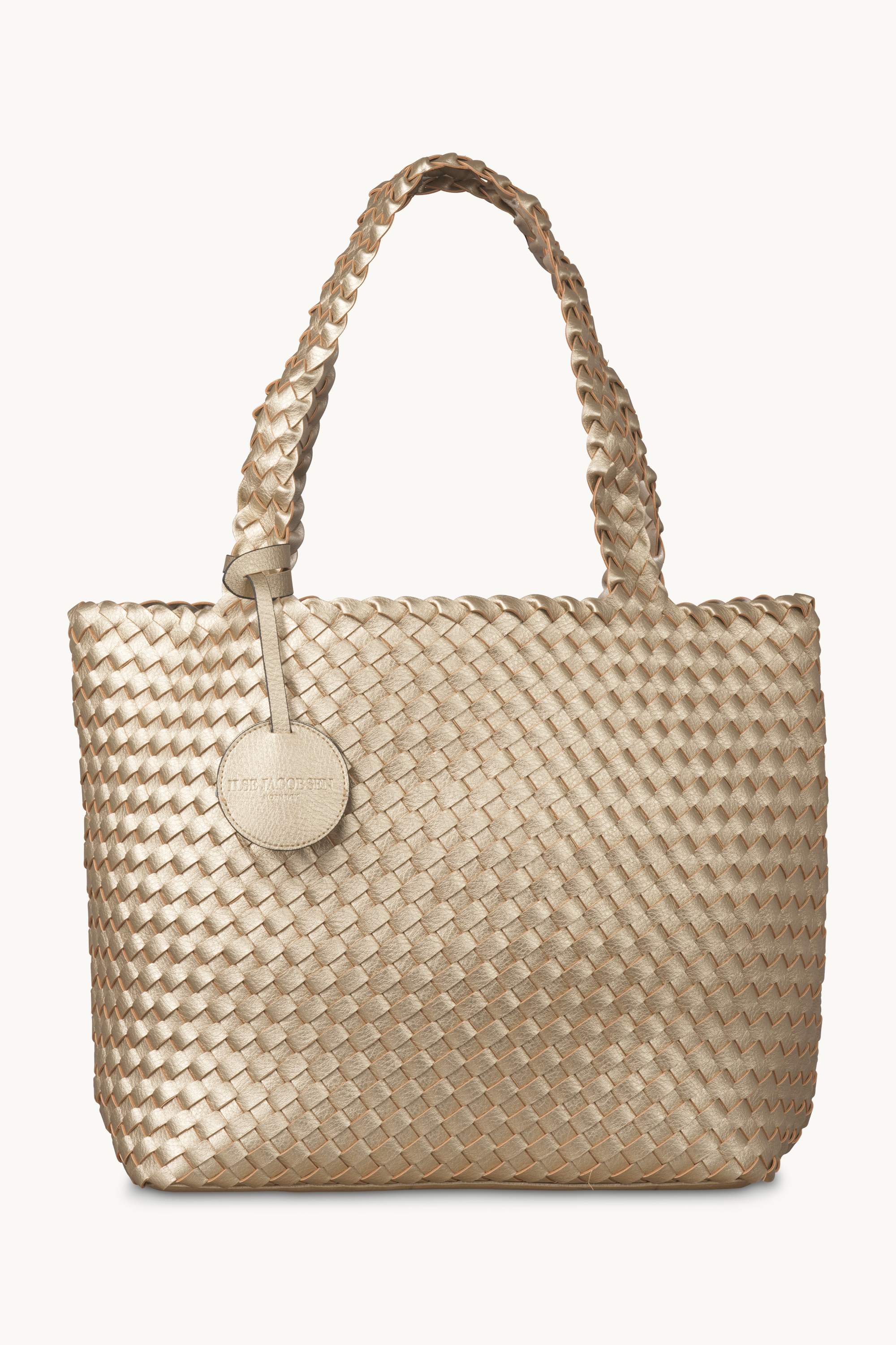 Tote Bag Tressé - Platin Silver