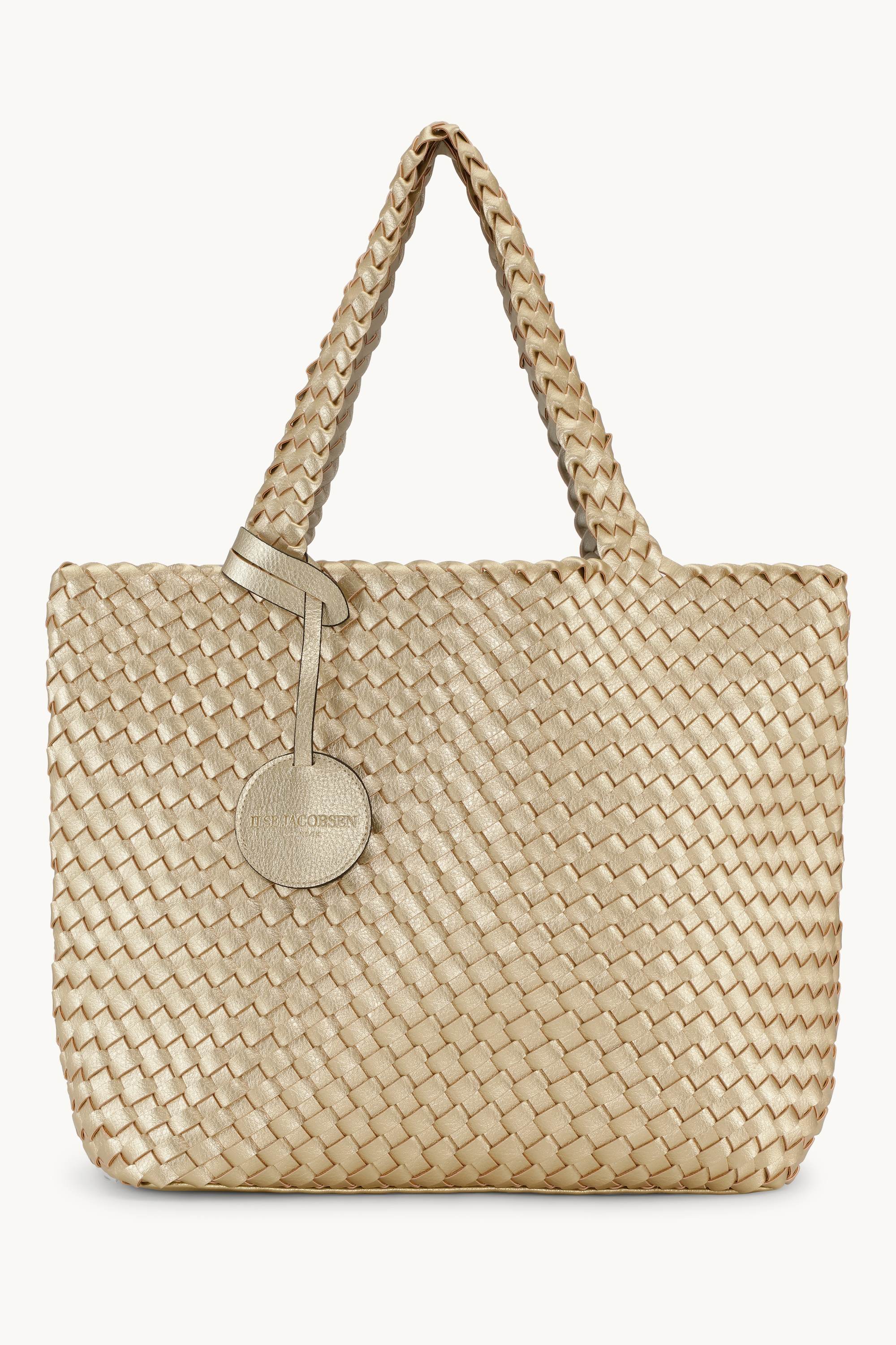 Tote Bag Braided - Platin Silver
