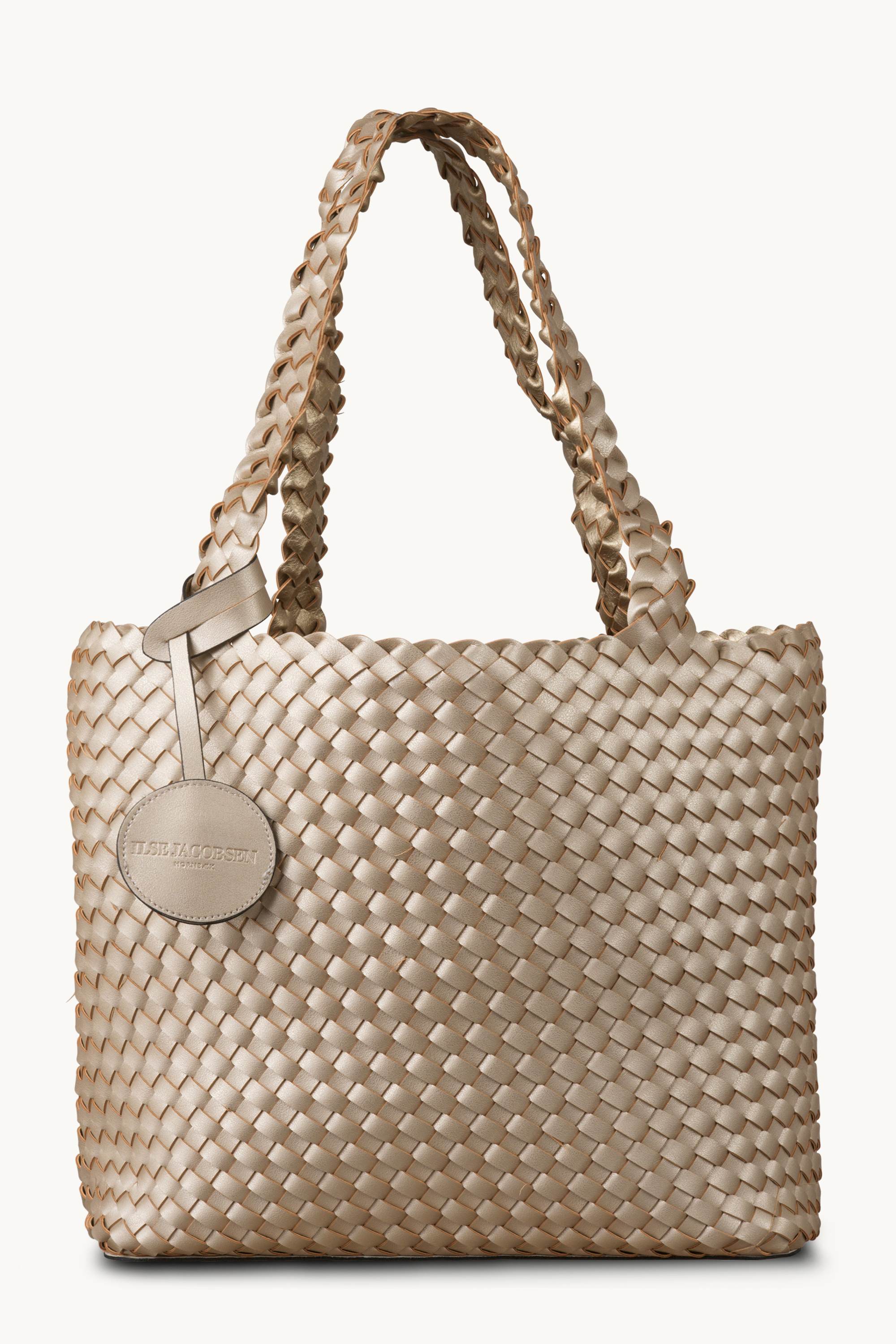 Tote Bag Tressé - Platin Silver