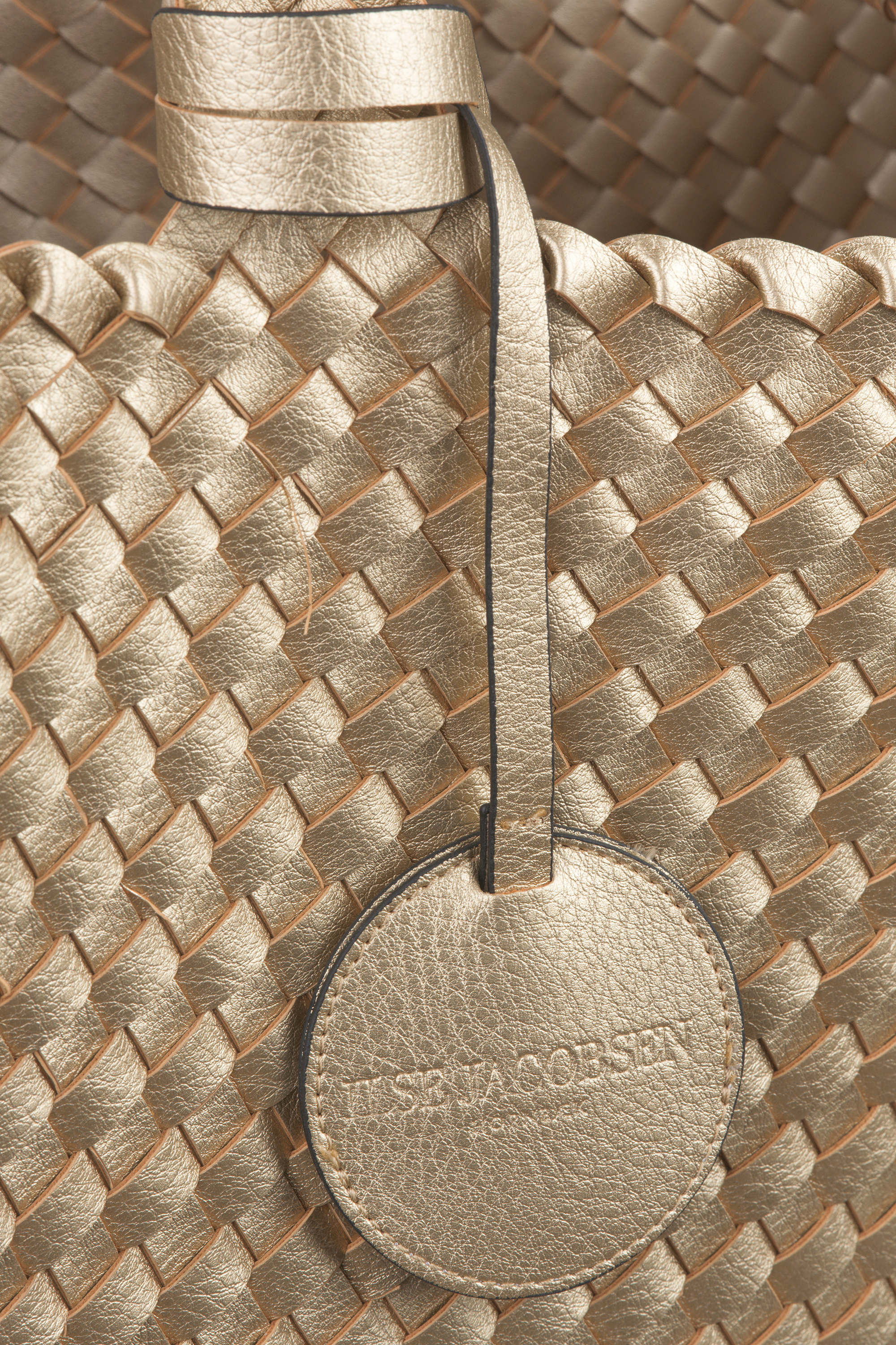 Tote Bag Tressé - Platin Silver