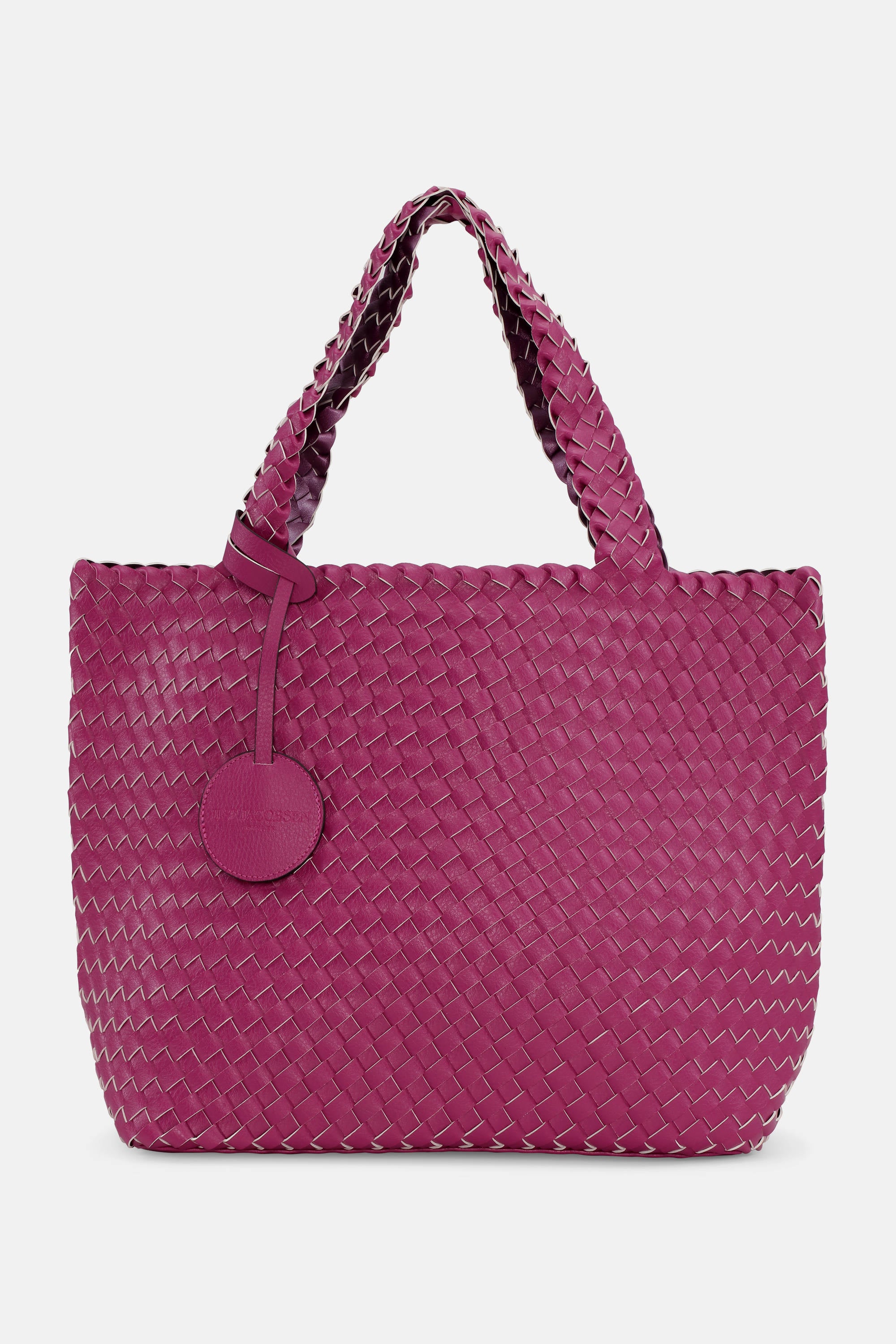 Tote Bag Tressé - Magenta Haze Magenta Haze Metallic