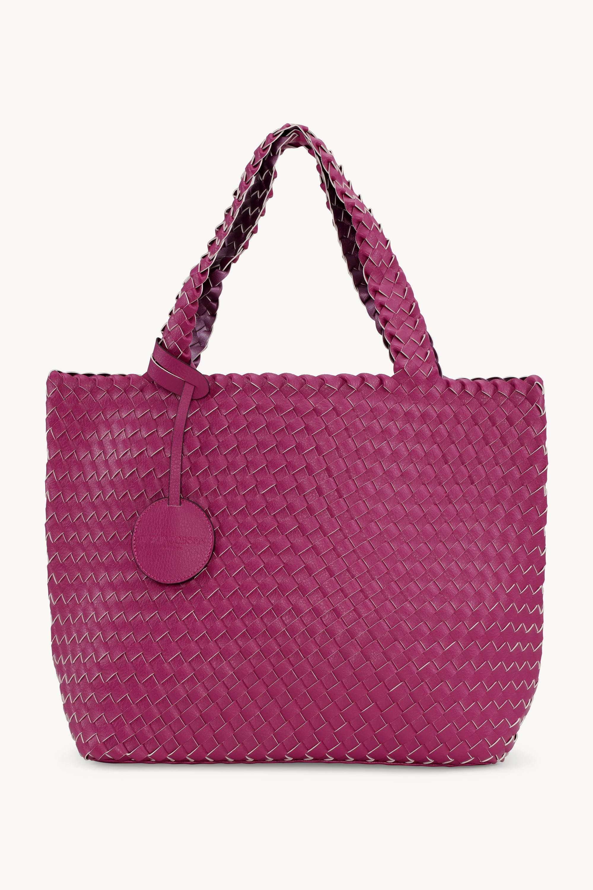 Tote Bag Braided - Magenta Haze Magenta Haze Metallic