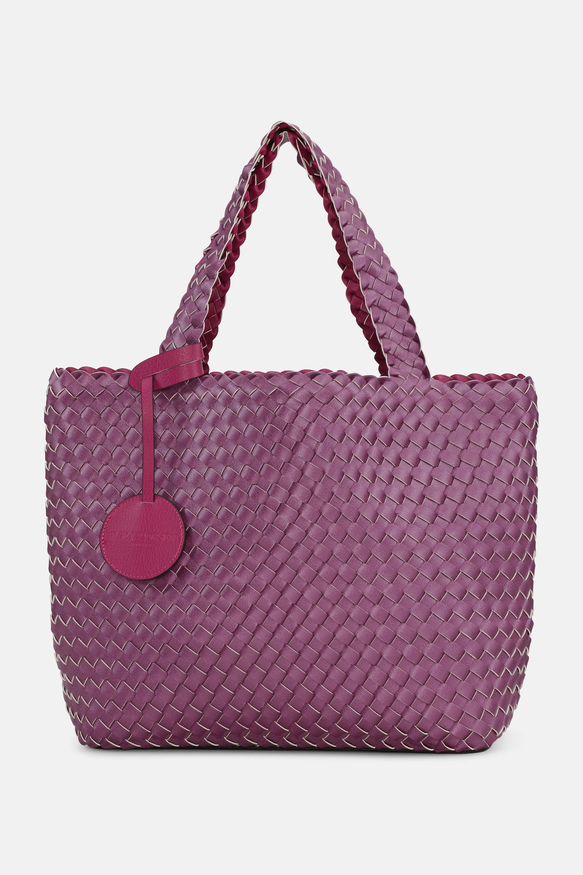 Tote Bag Tressé - Magenta Haze Magenta Haze Metallic