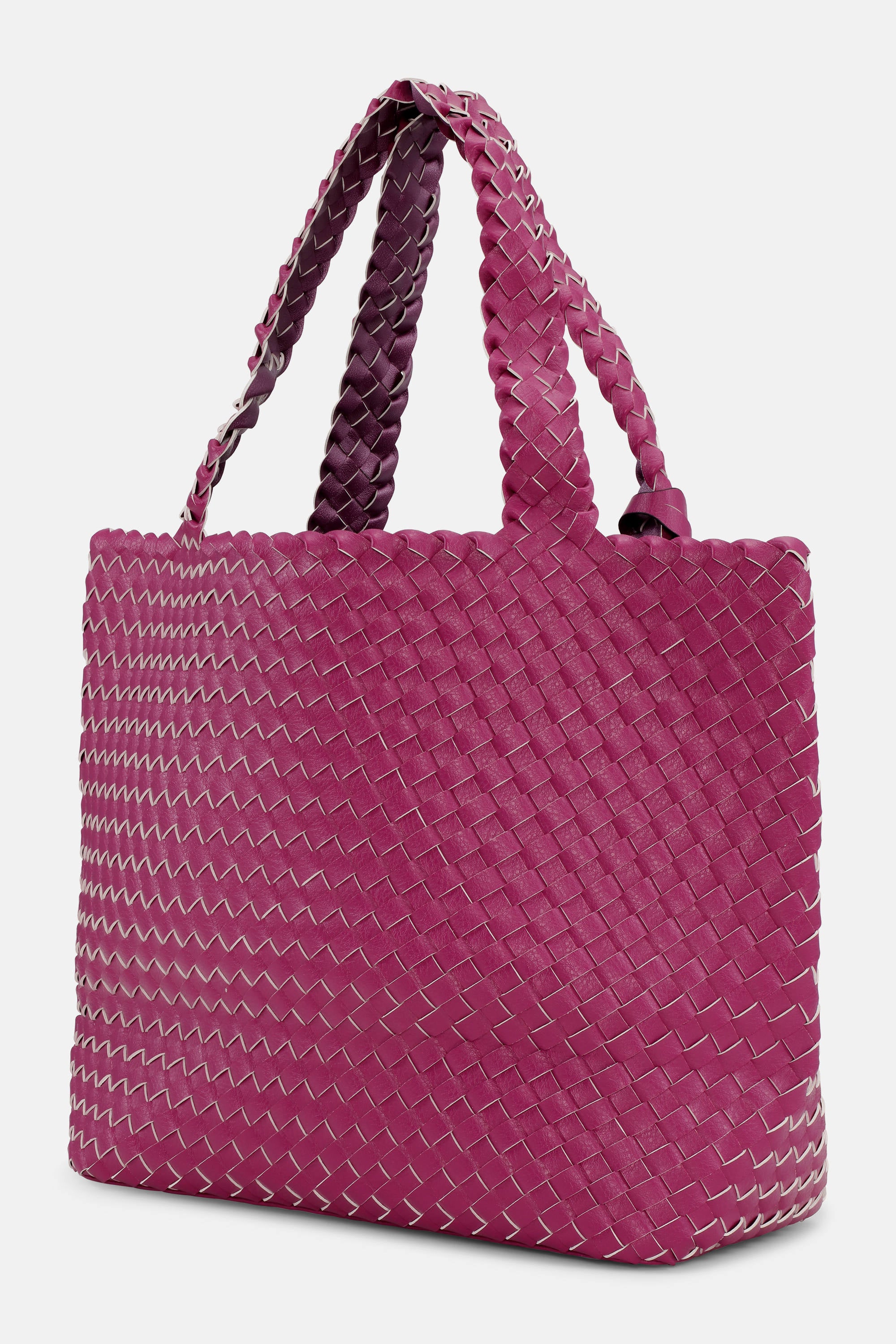 Tote Bag Tressé - Magenta Haze Magenta Haze Metallic