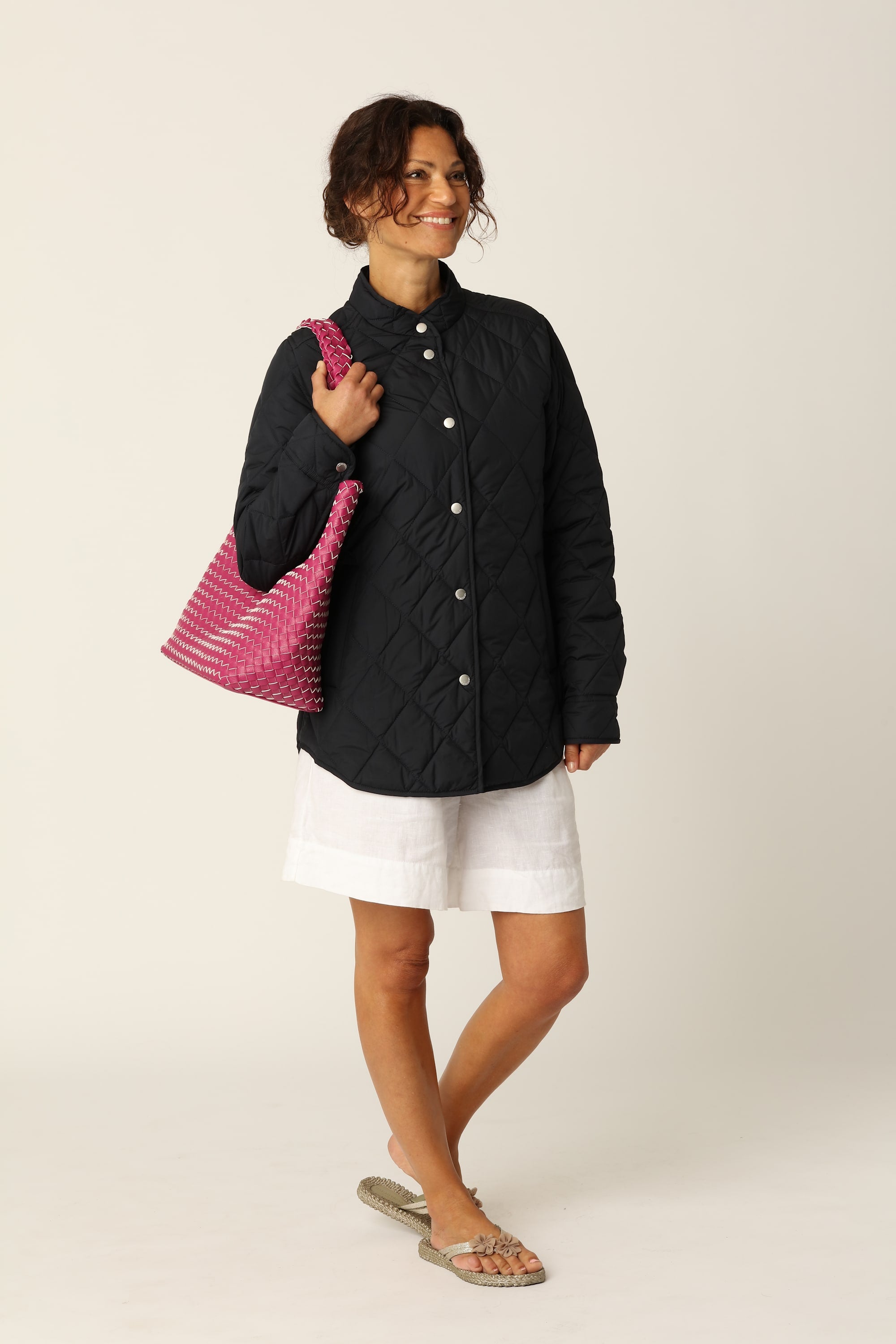 Tote Bag Braided - Magenta Haze Magenta Haze Metallic