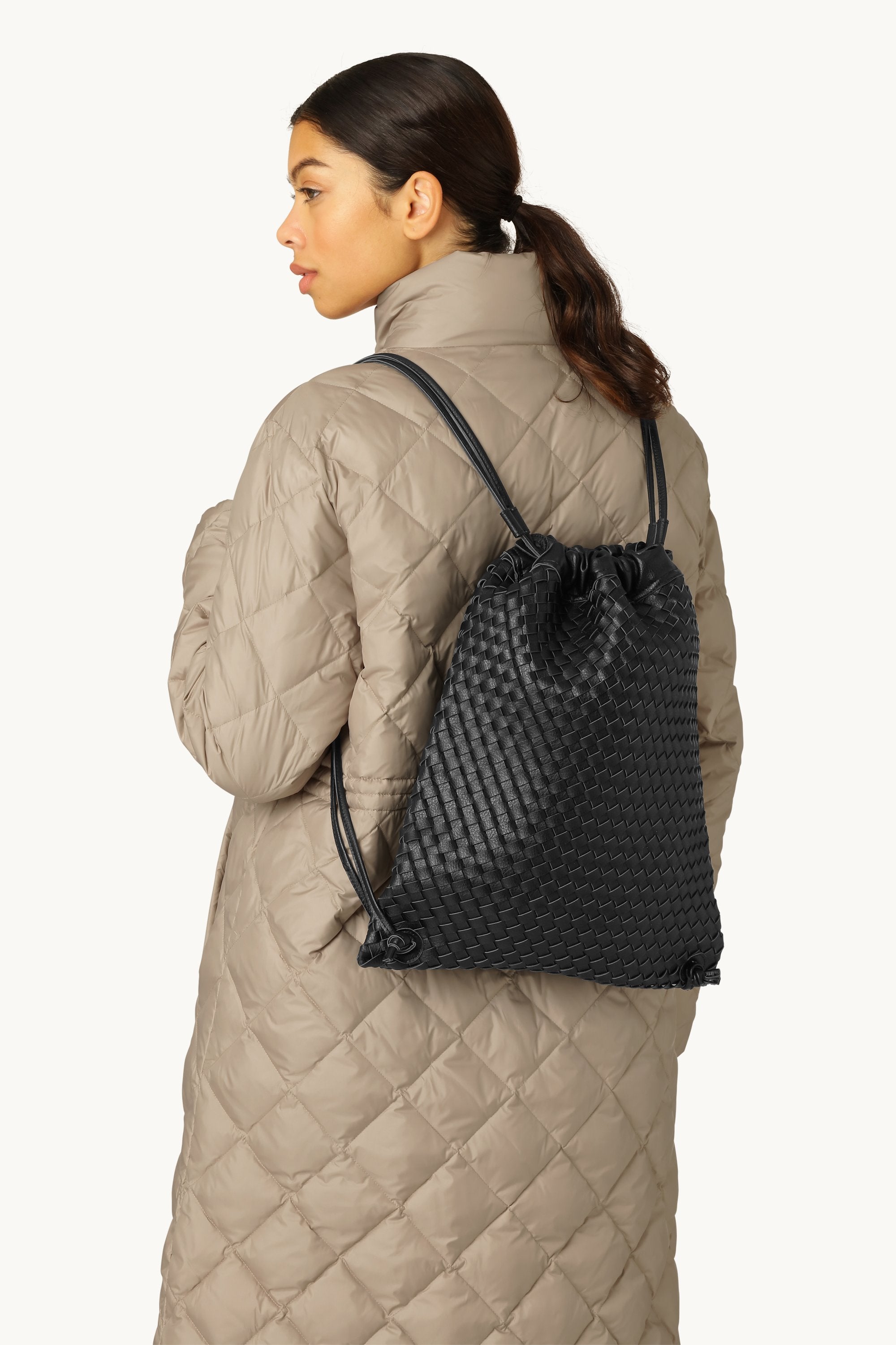 Sac à dos à cordes - Noir Gun metal