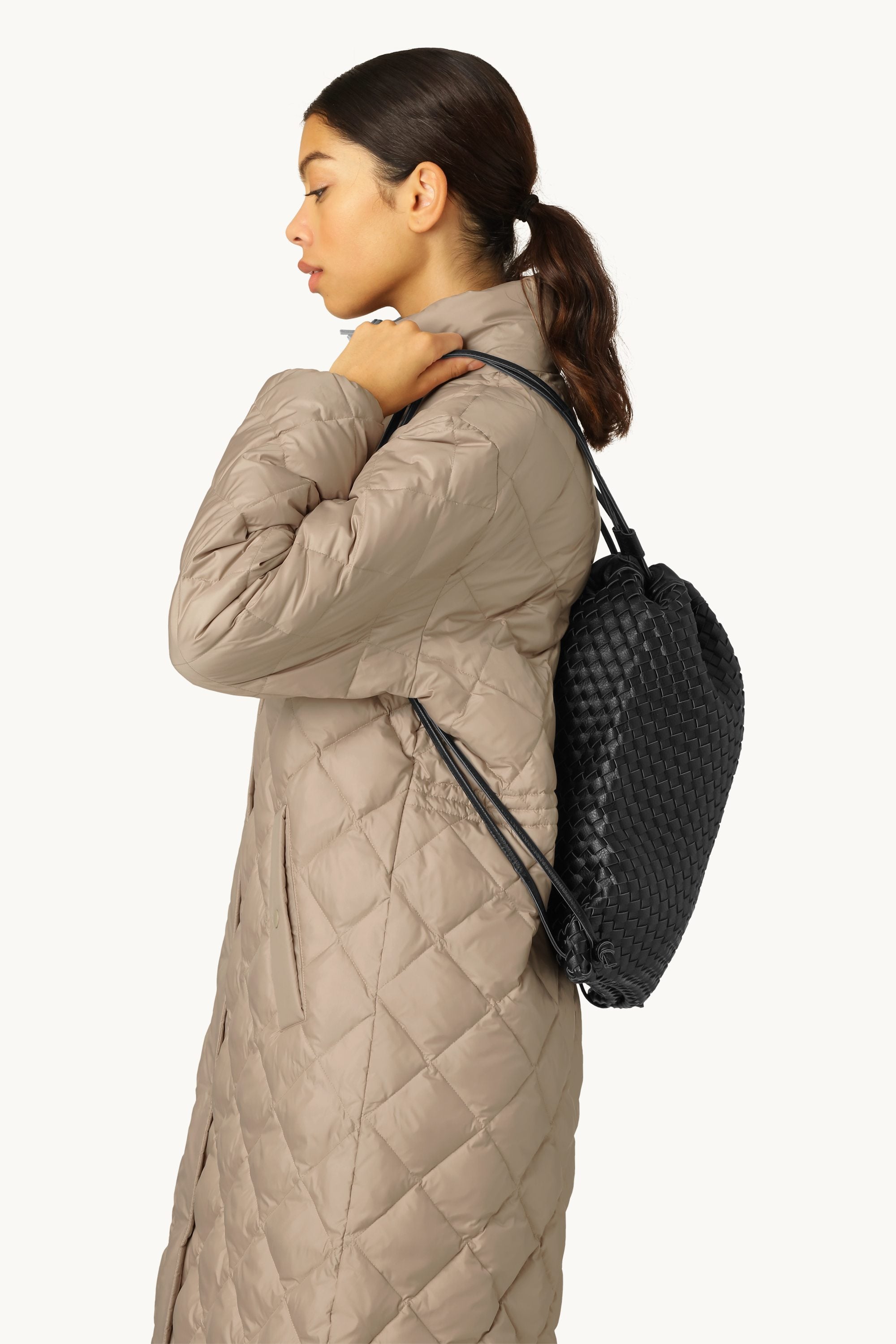 Sac à dos à cordes - Noir Gun metal