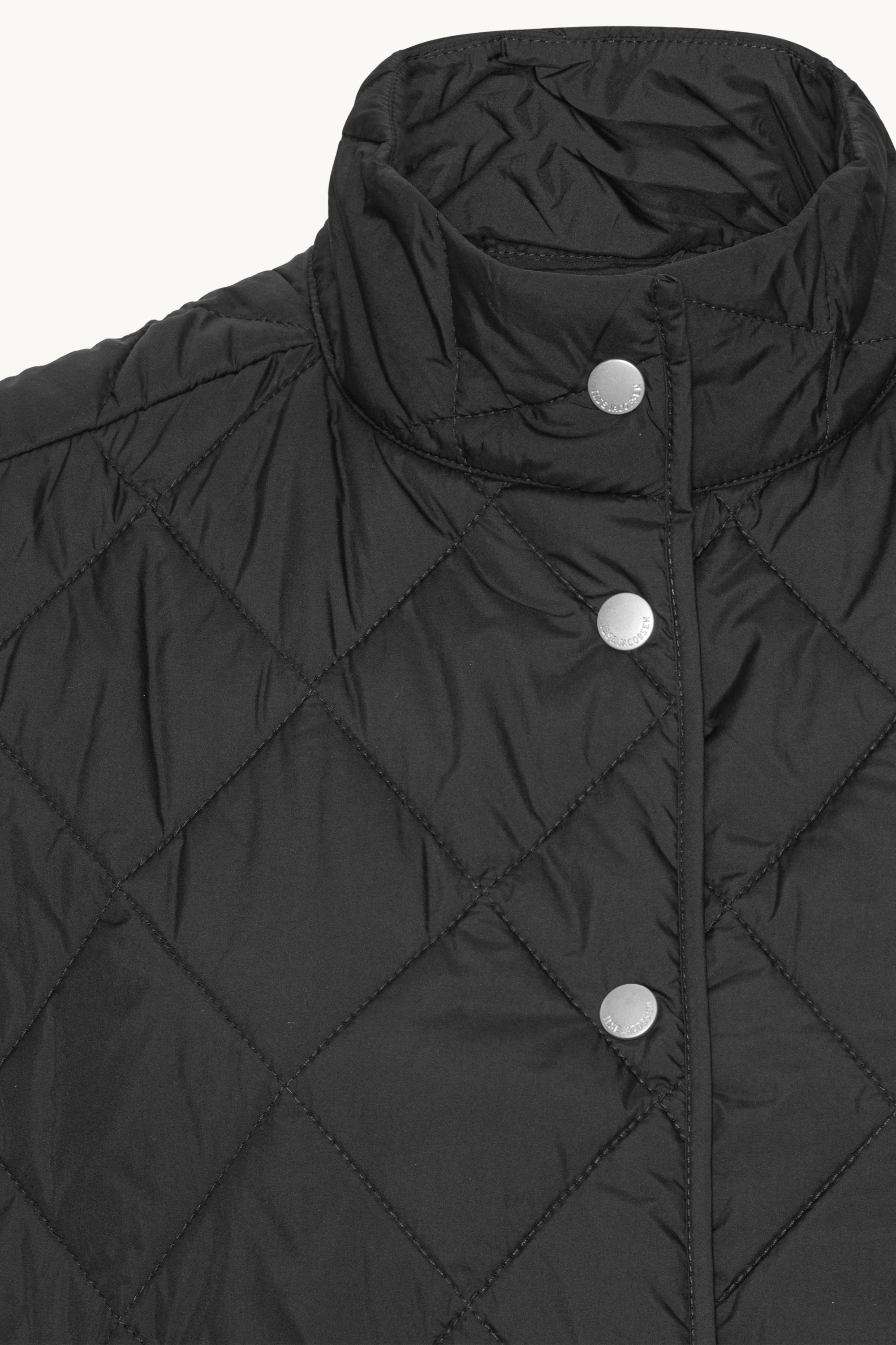 Quilted Short Vest - Dark Indigo