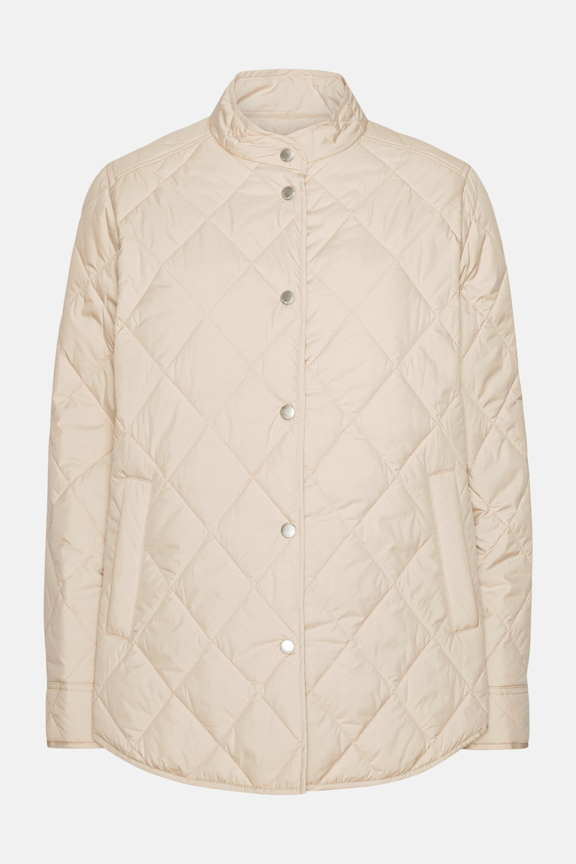 Quilted Shirt Jacket - Light Camel