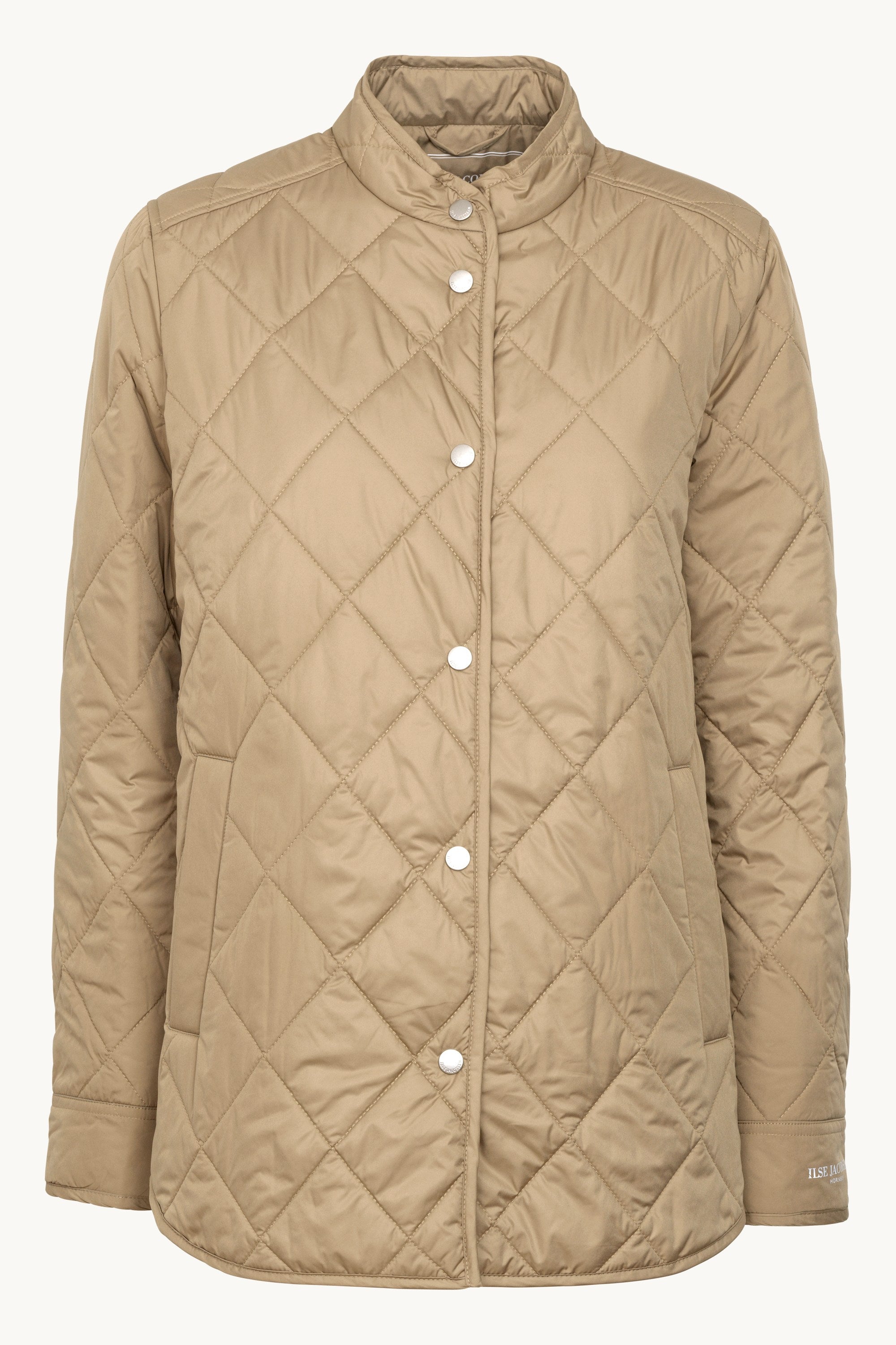 Quilted Shirt Jacket - Sepia Tint