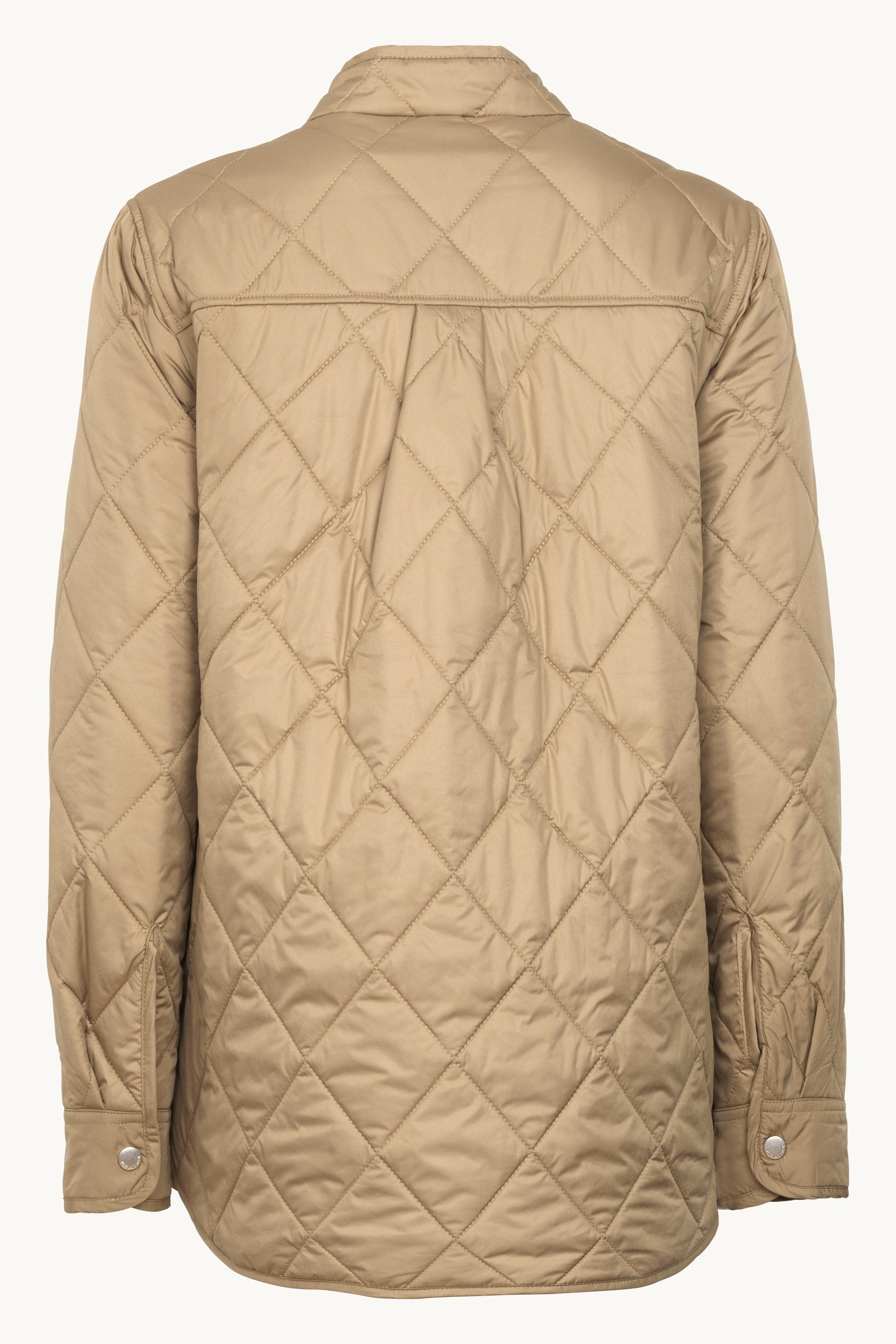 Quilted Shirt Jacket - Sepia Tint
