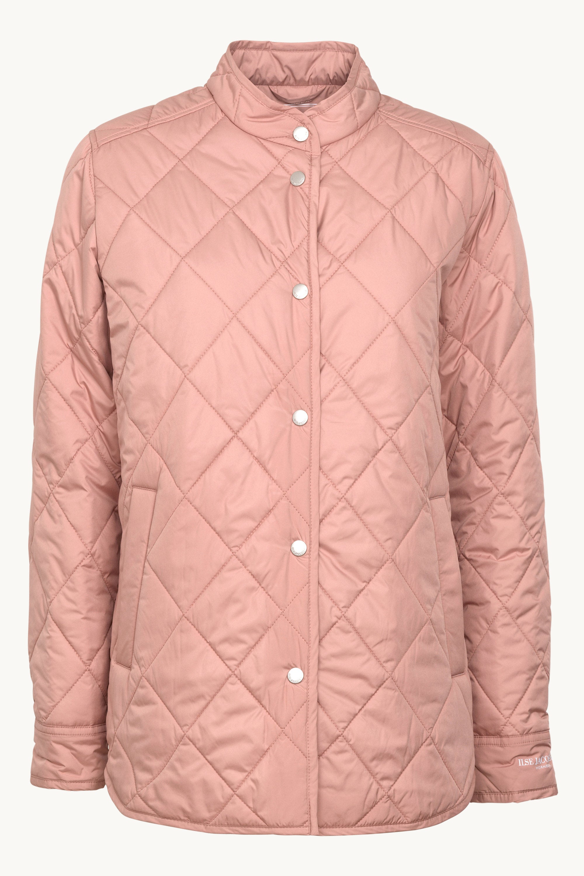 Quilted Shirt Jacket - Ash Rose