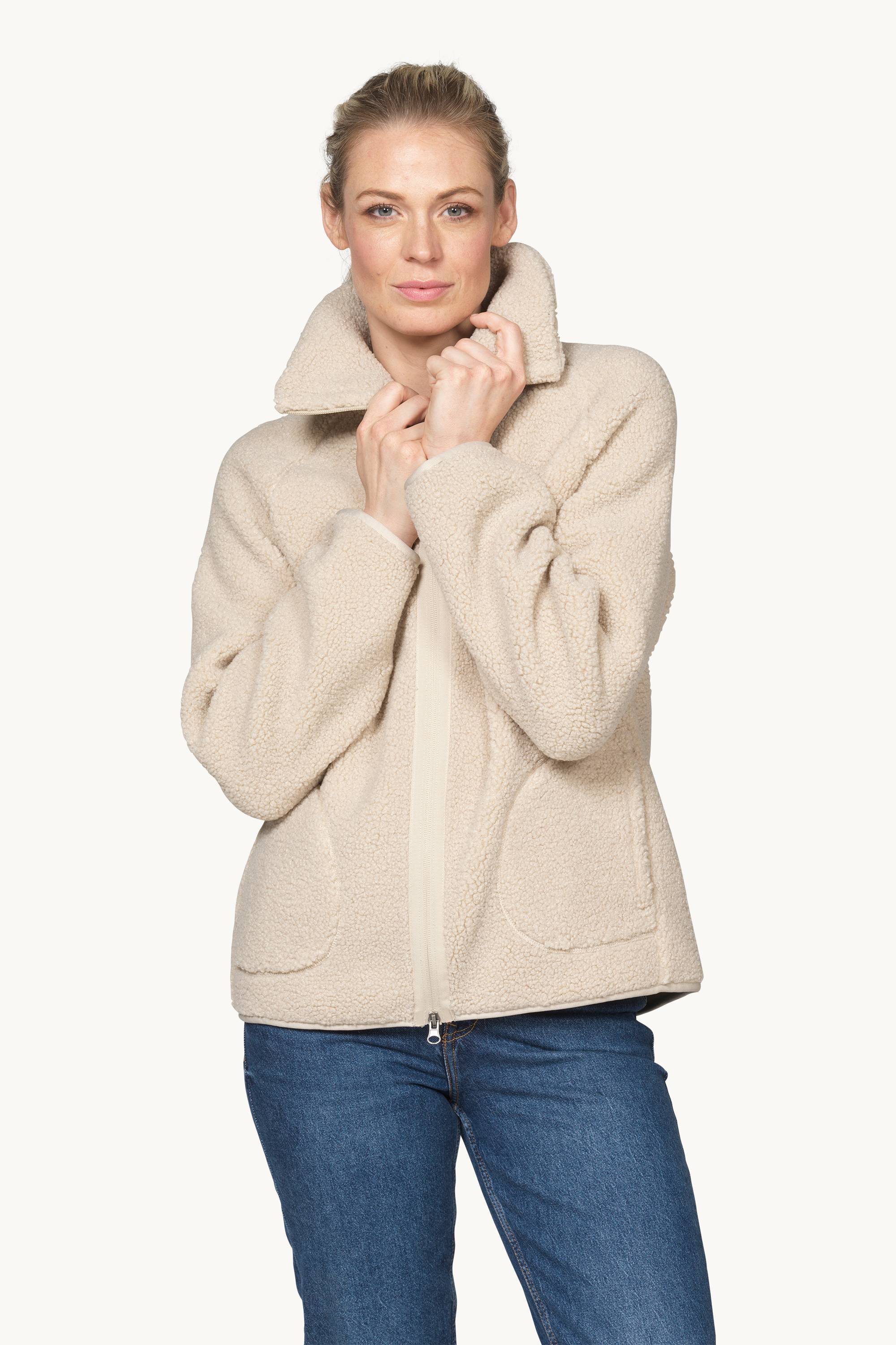 Short Pile Jacket with Zipper - Kit