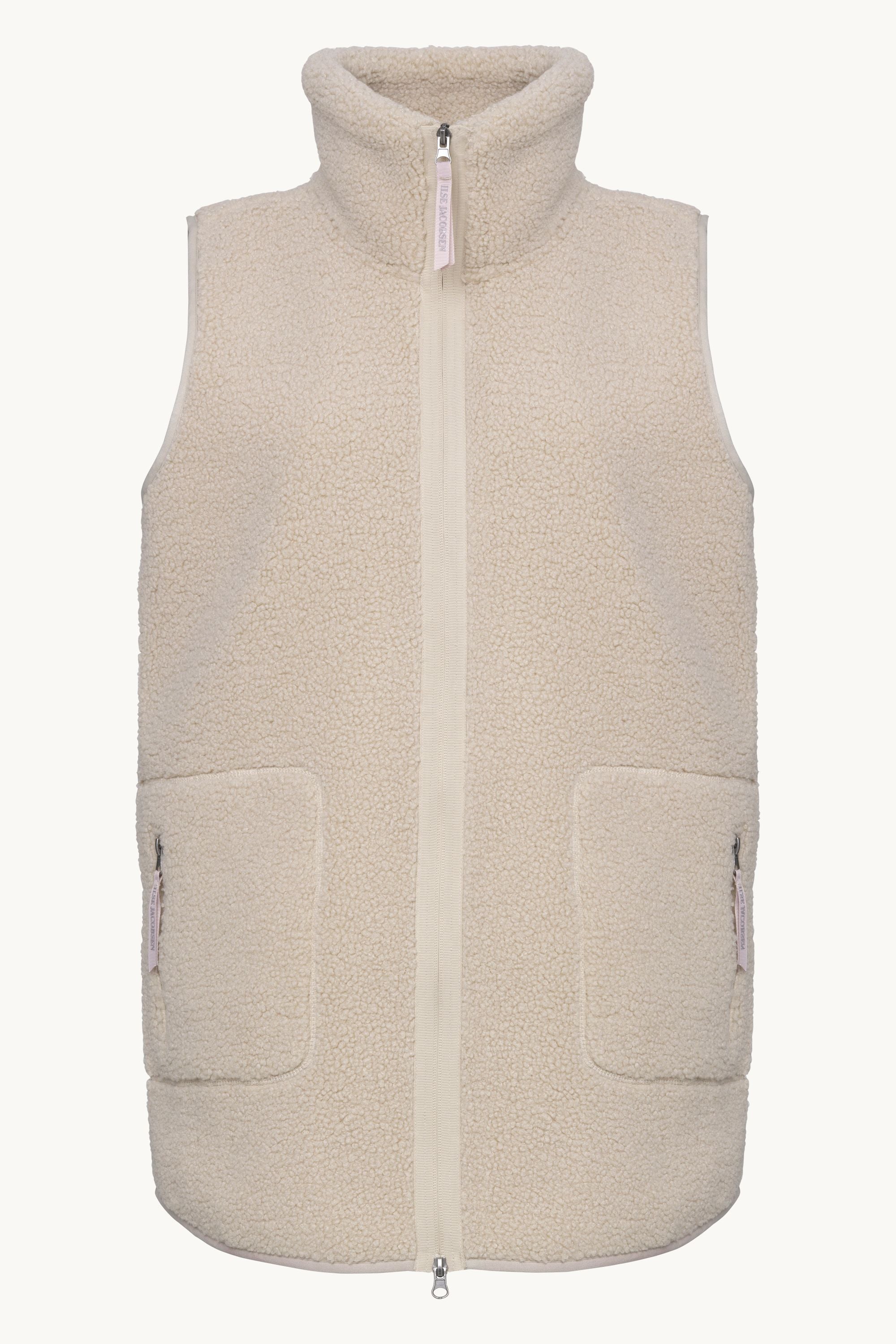 Long Pile Vest with Zipper - Kit