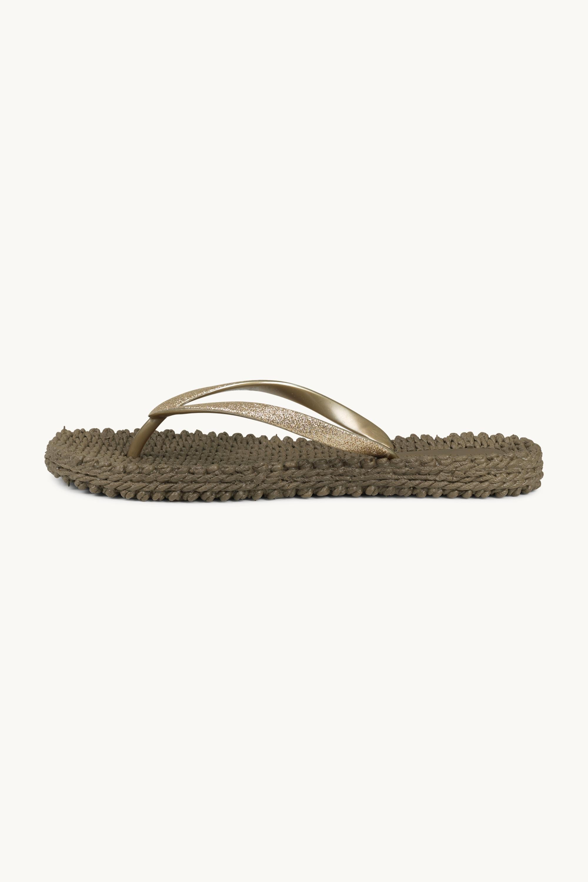 Tongs Glitter - Cub Brown