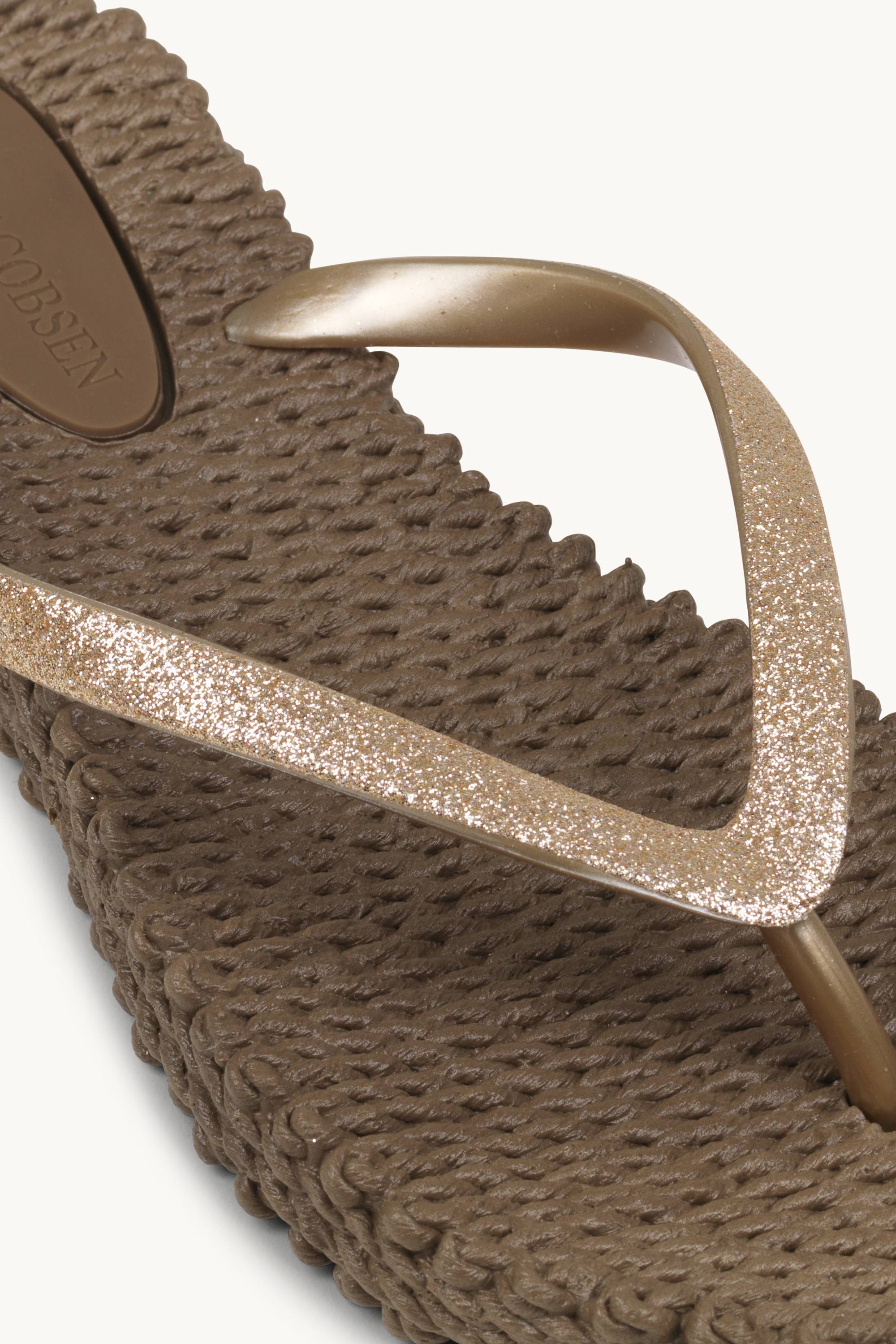 Tongs Glitter - Cub Brown