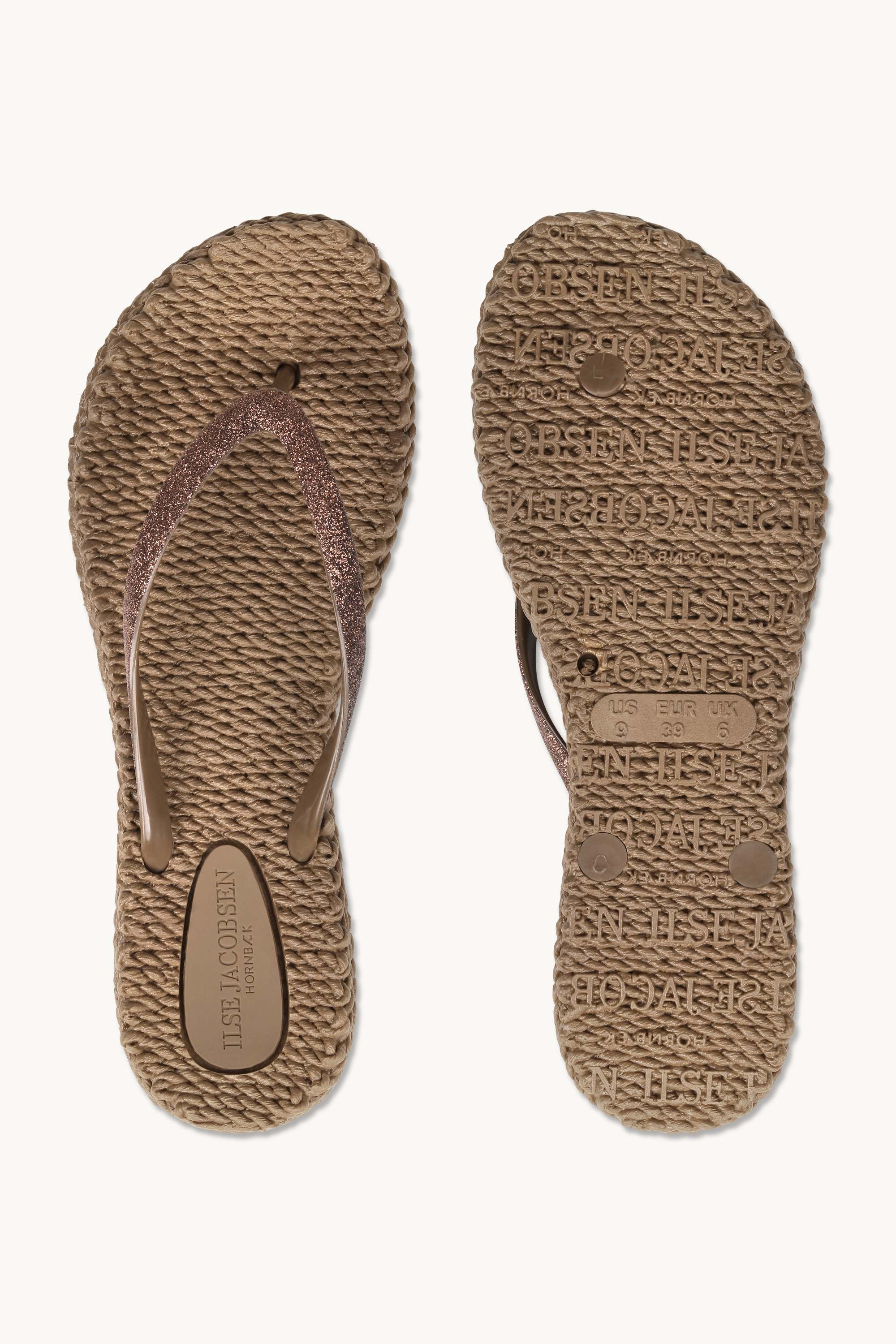 Flip-flops Glitter - Mocca