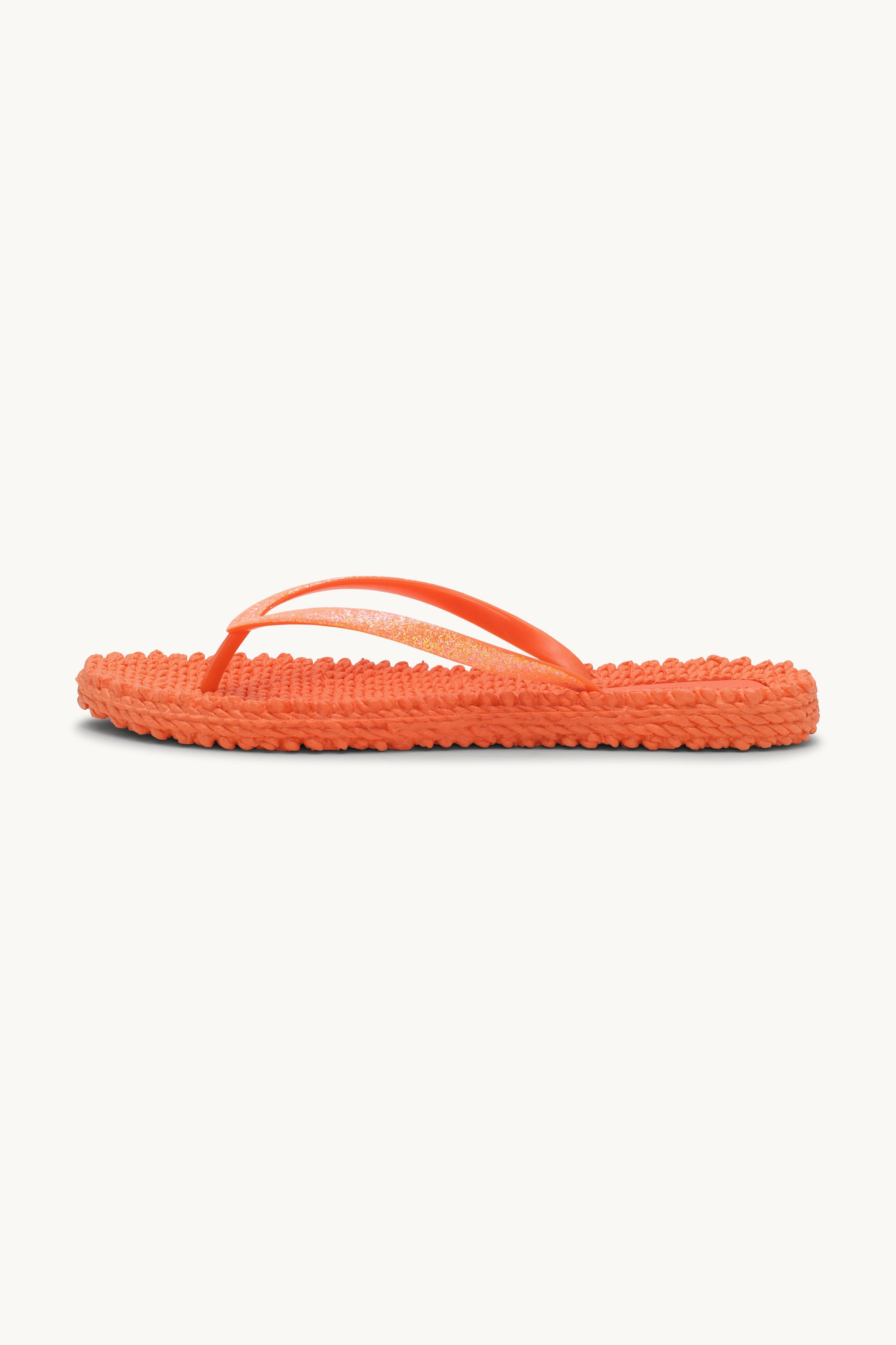 Tongs Glitter - Hot Orange