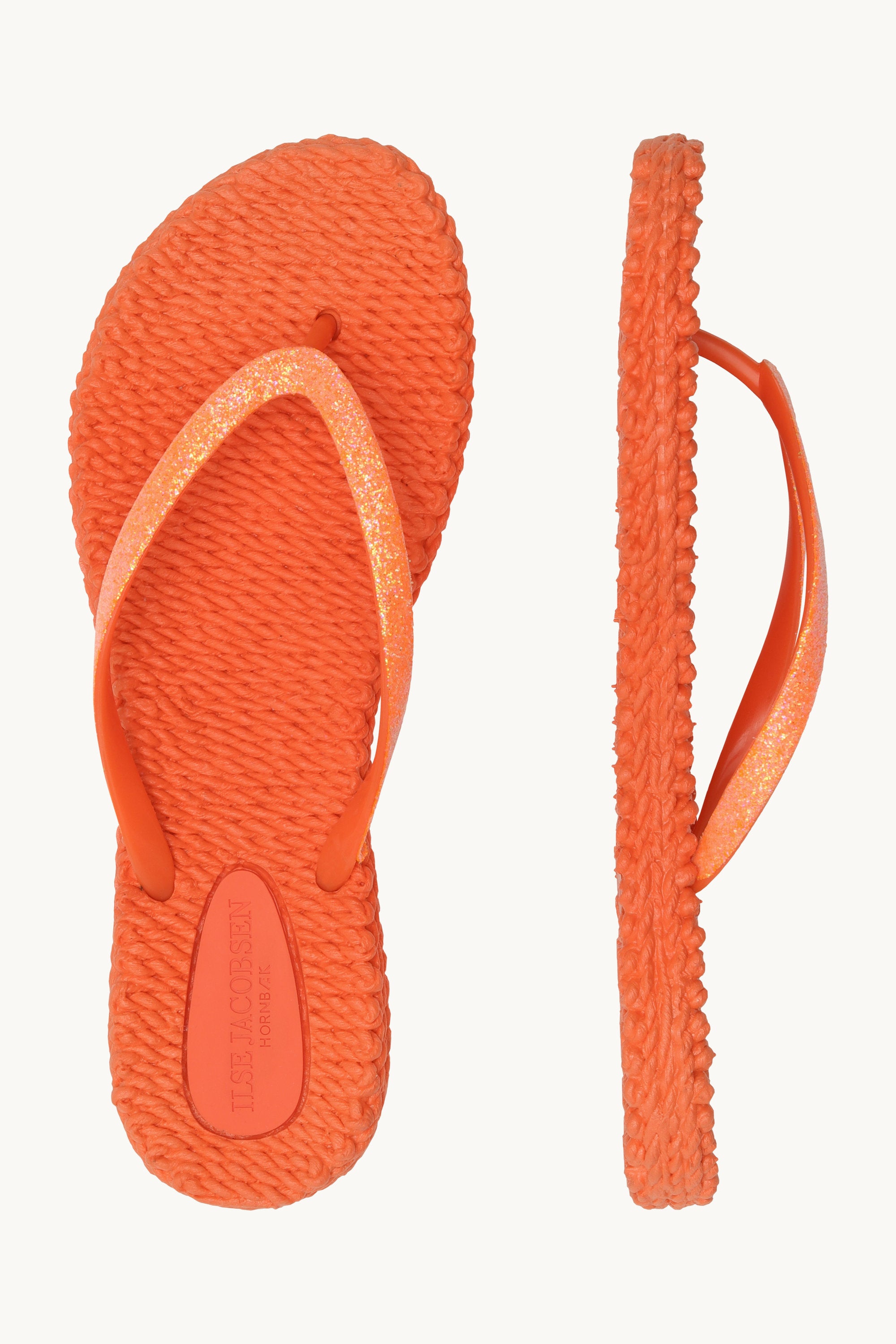 Tongs Glitter - Hot Orange