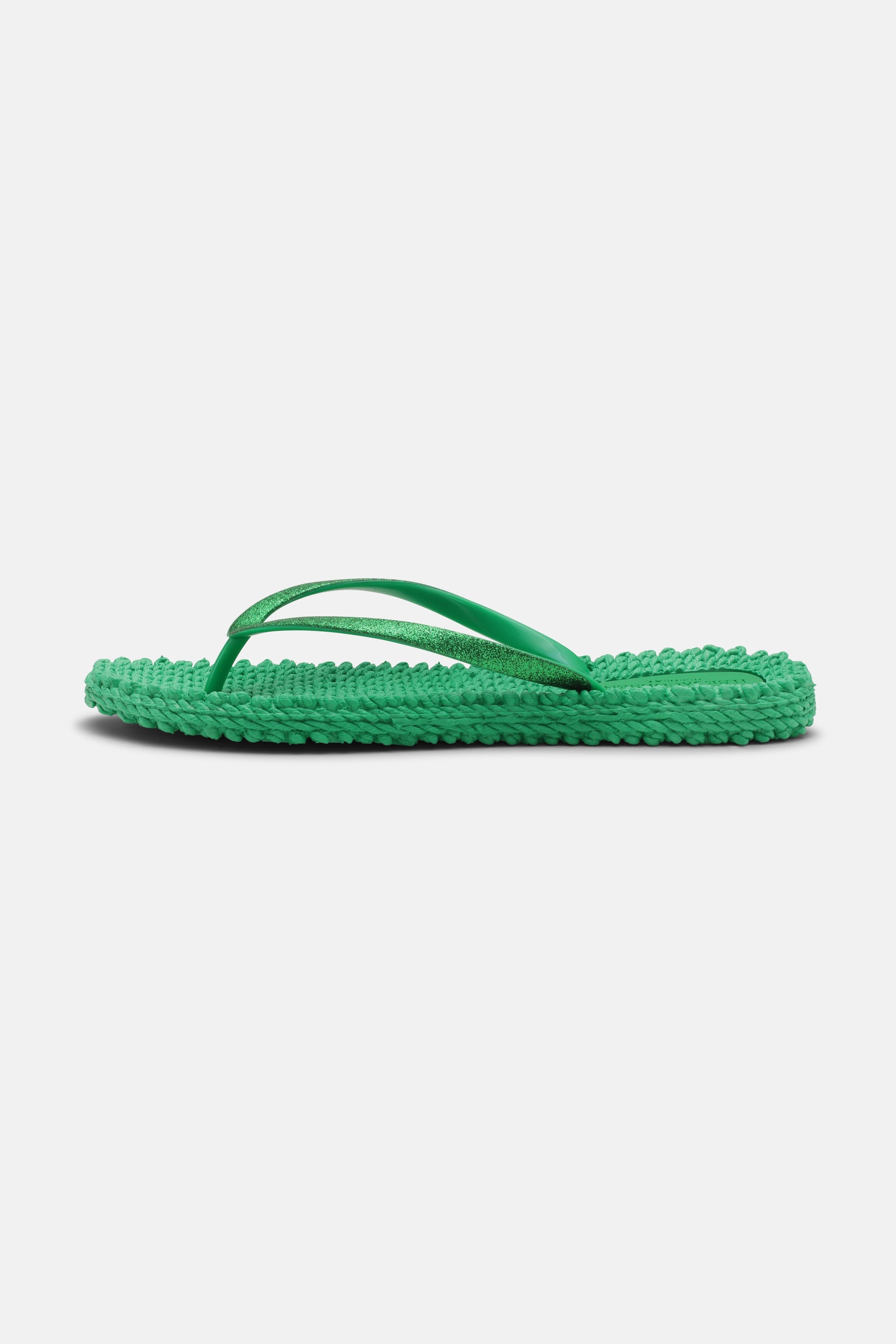 Flip-flops Glitter - Fern Green