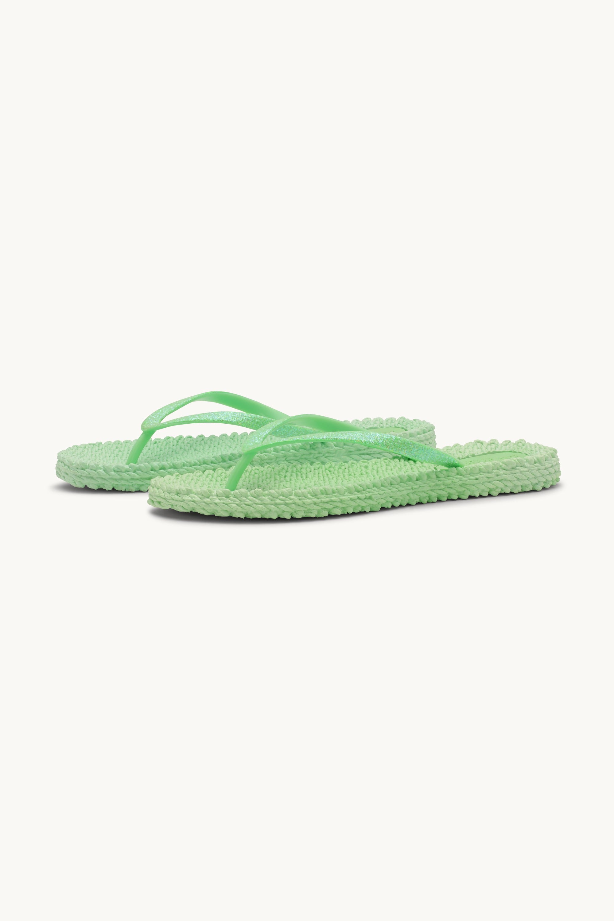 Tongs Glitter - Bright Green