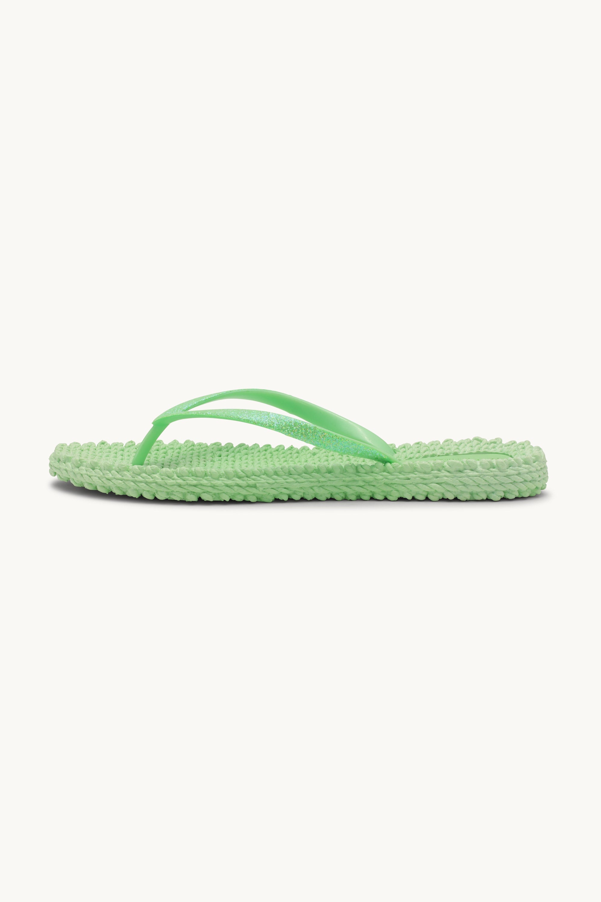 Tongs Glitter - Bright Green