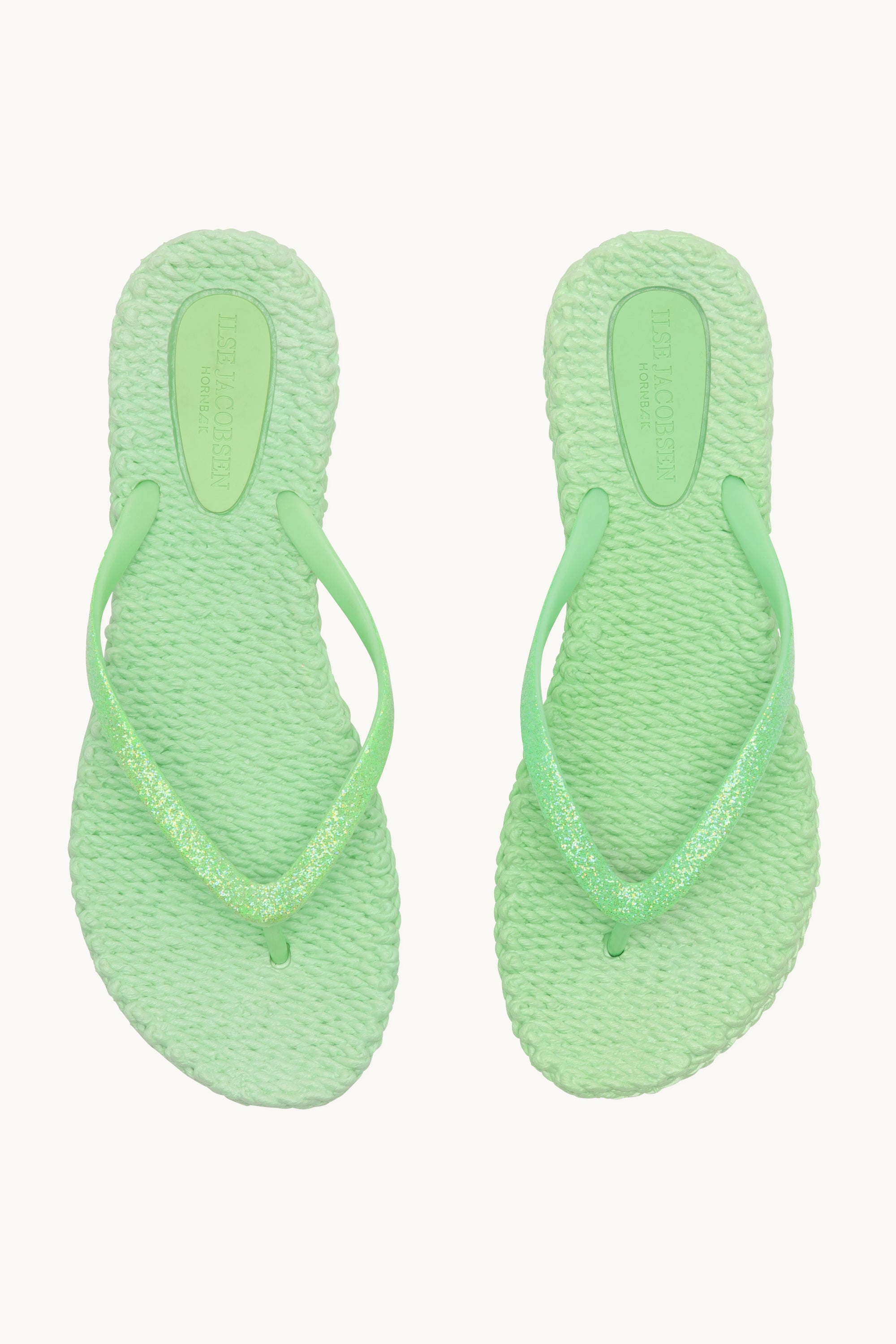 Tongs Glitter - Bright Green