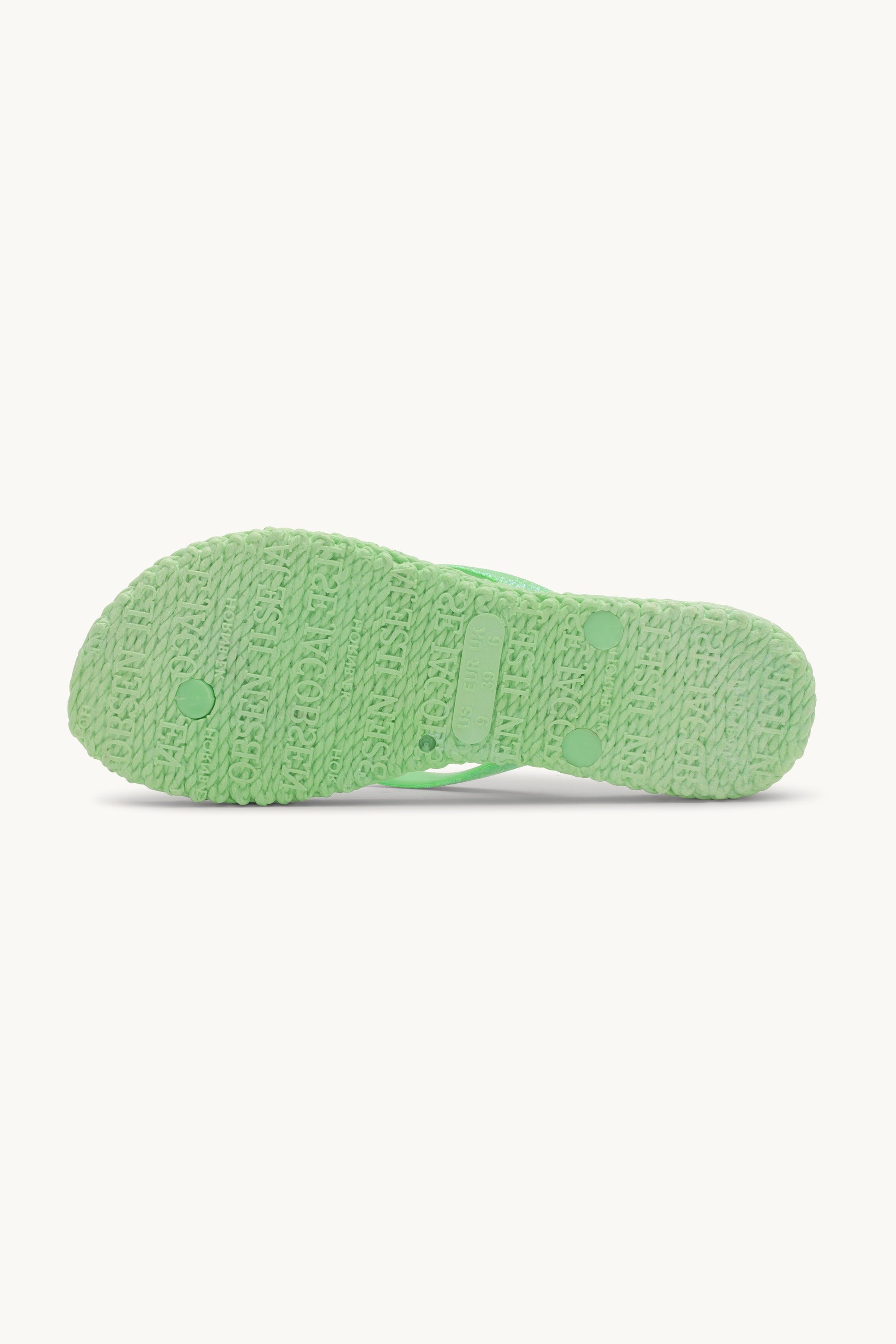 Tongs Glitter - Bright Green