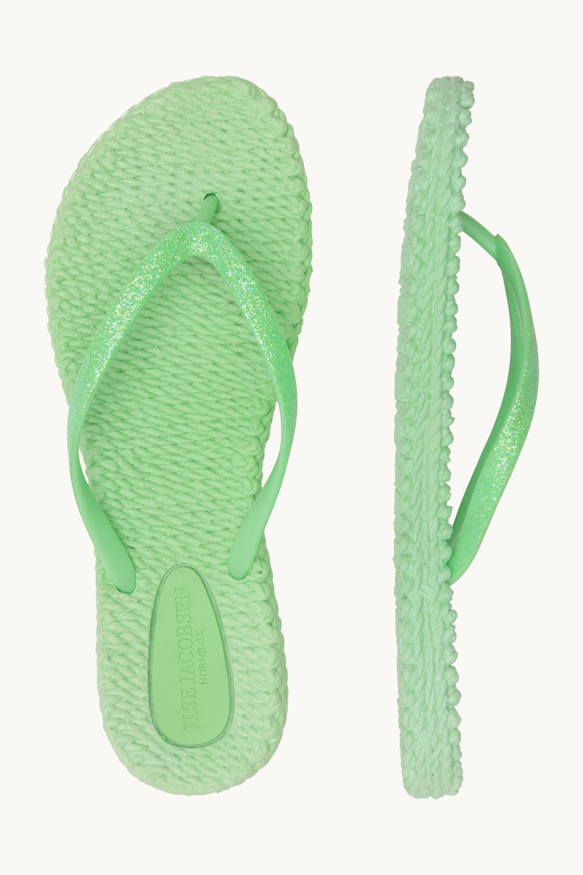 Tongs Glitter - Bright Green