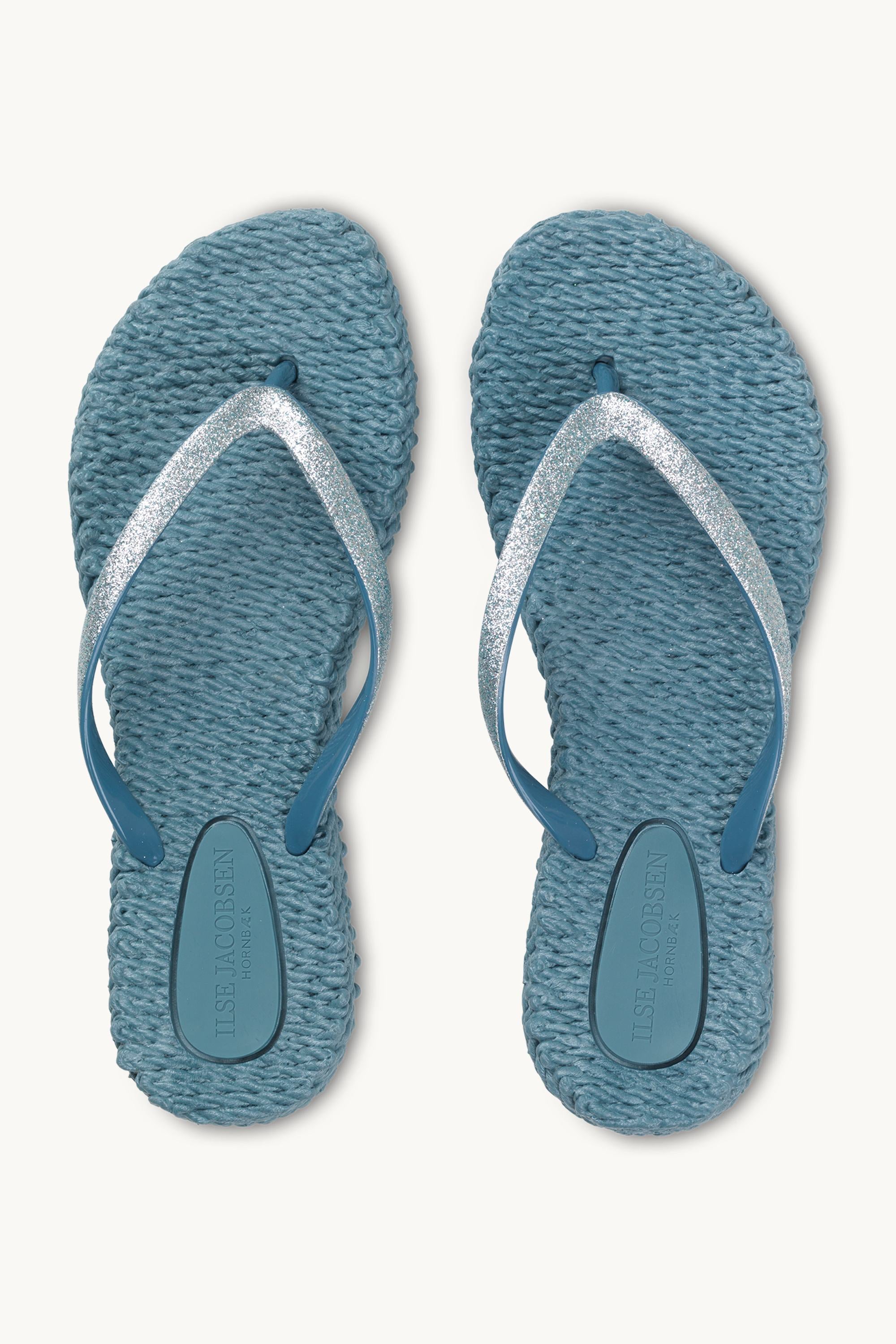 Tongs Glitter - Lichen Blue