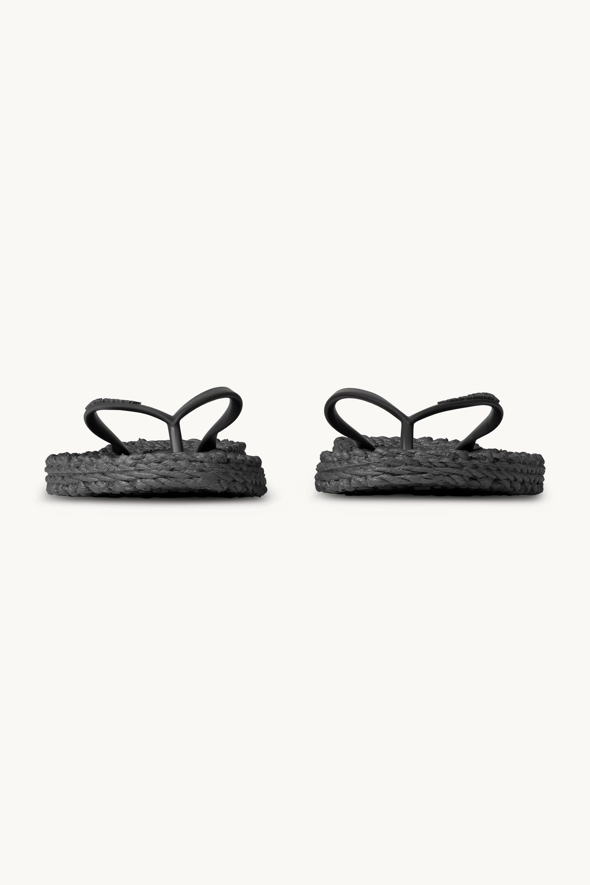 Flip-flops with Logo Straps - Black