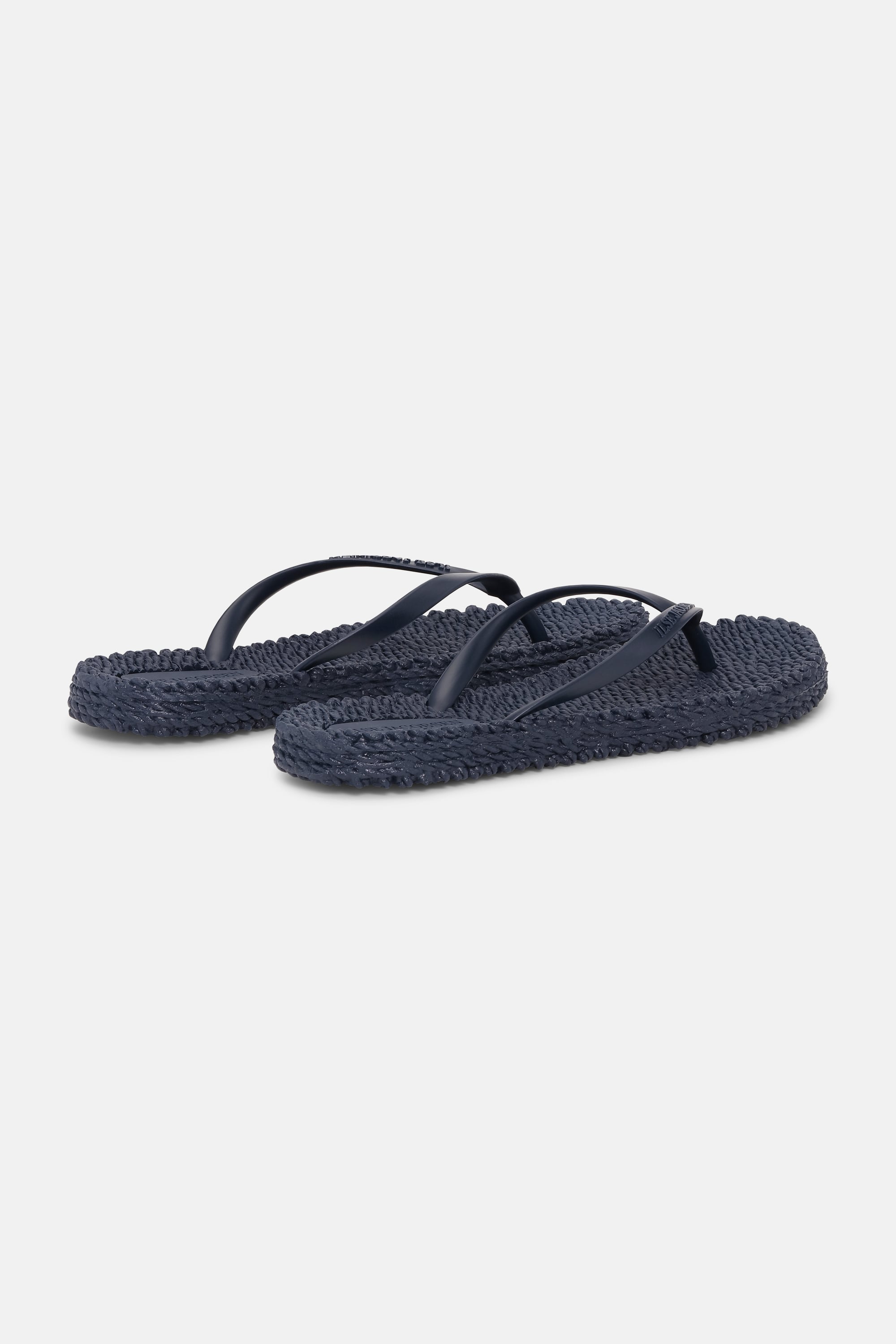 Flip Flops With Logo - Indigo