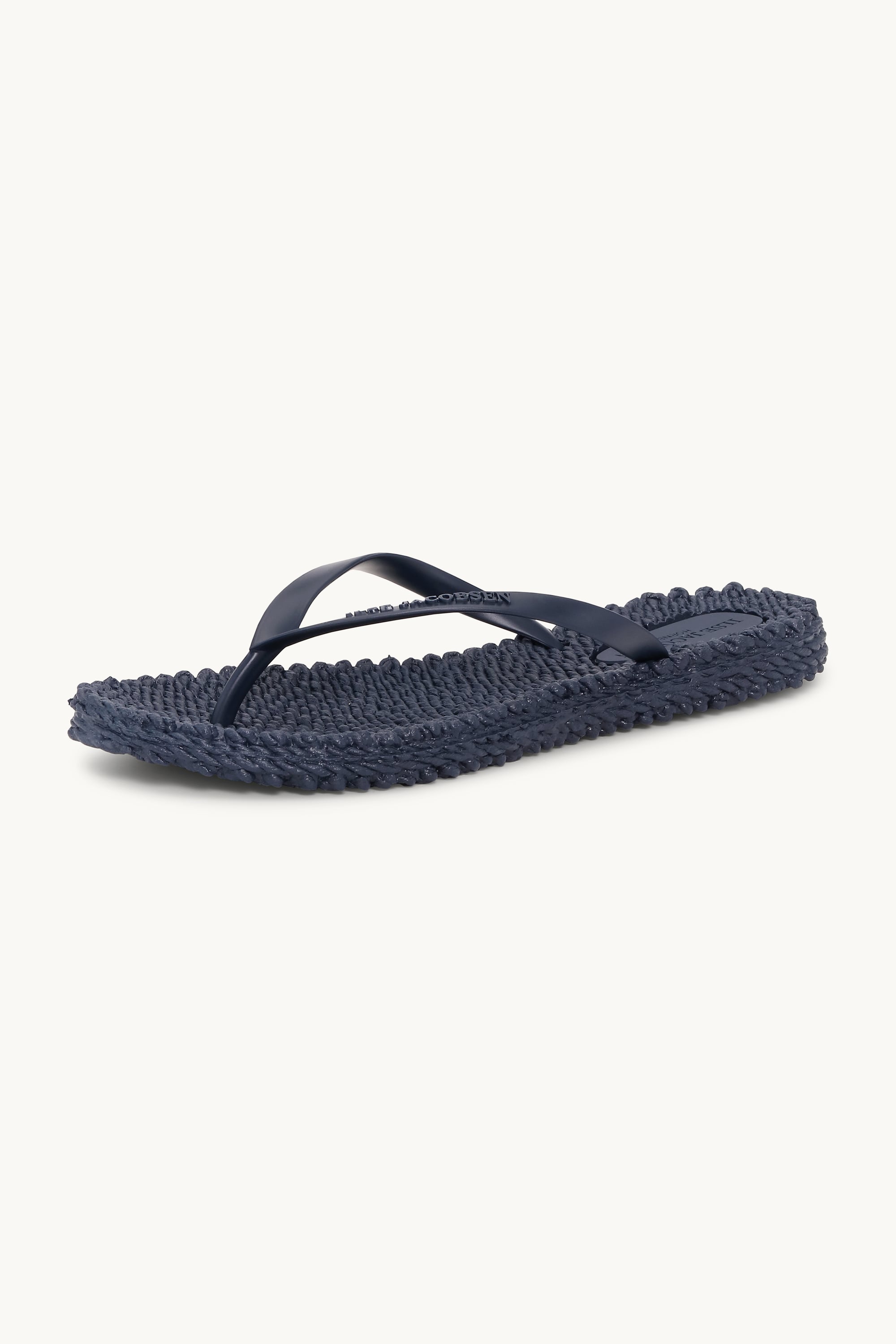 Flip Flops With Logo - Indigo