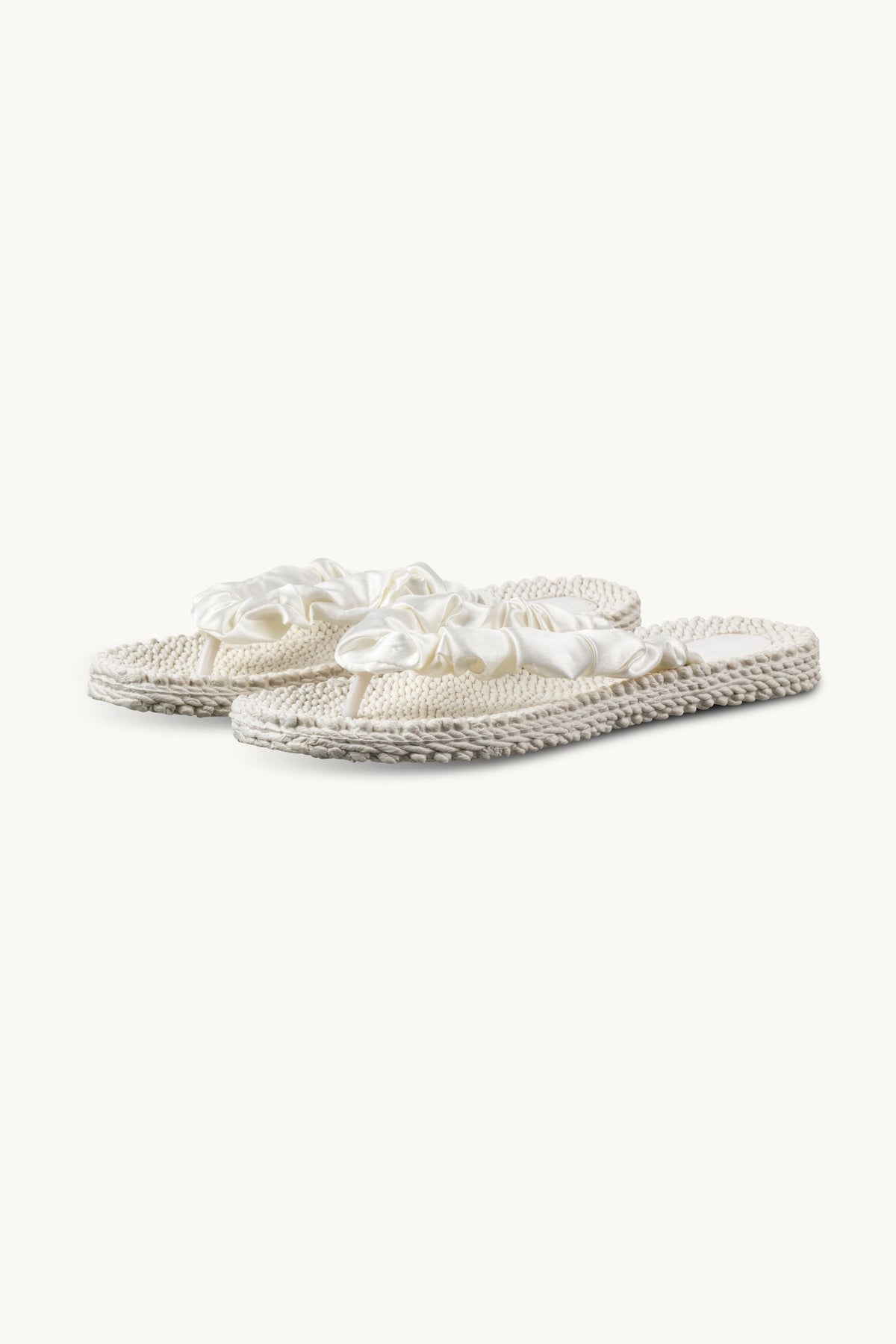 Tongs Tissu - Milk Creme