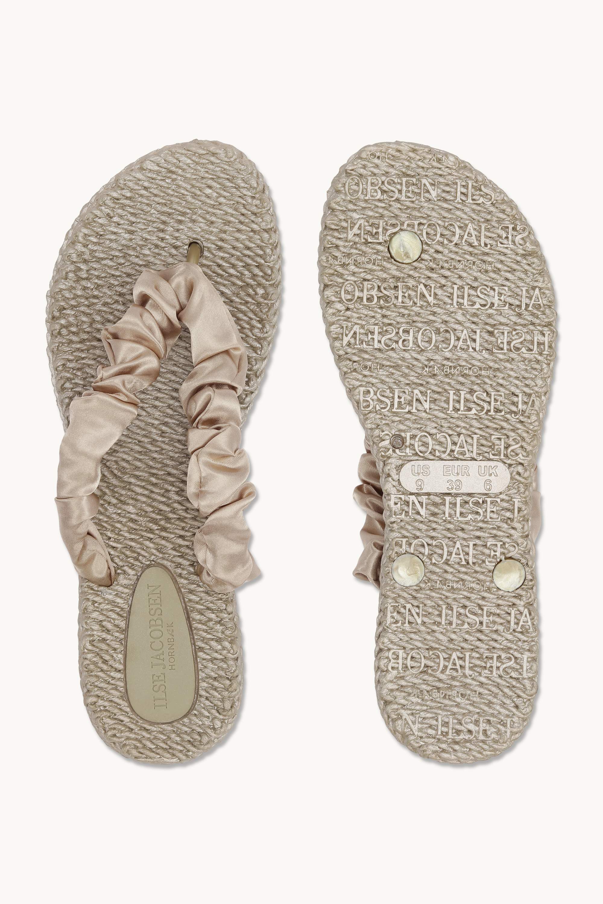 Tongs Tissu - Platin