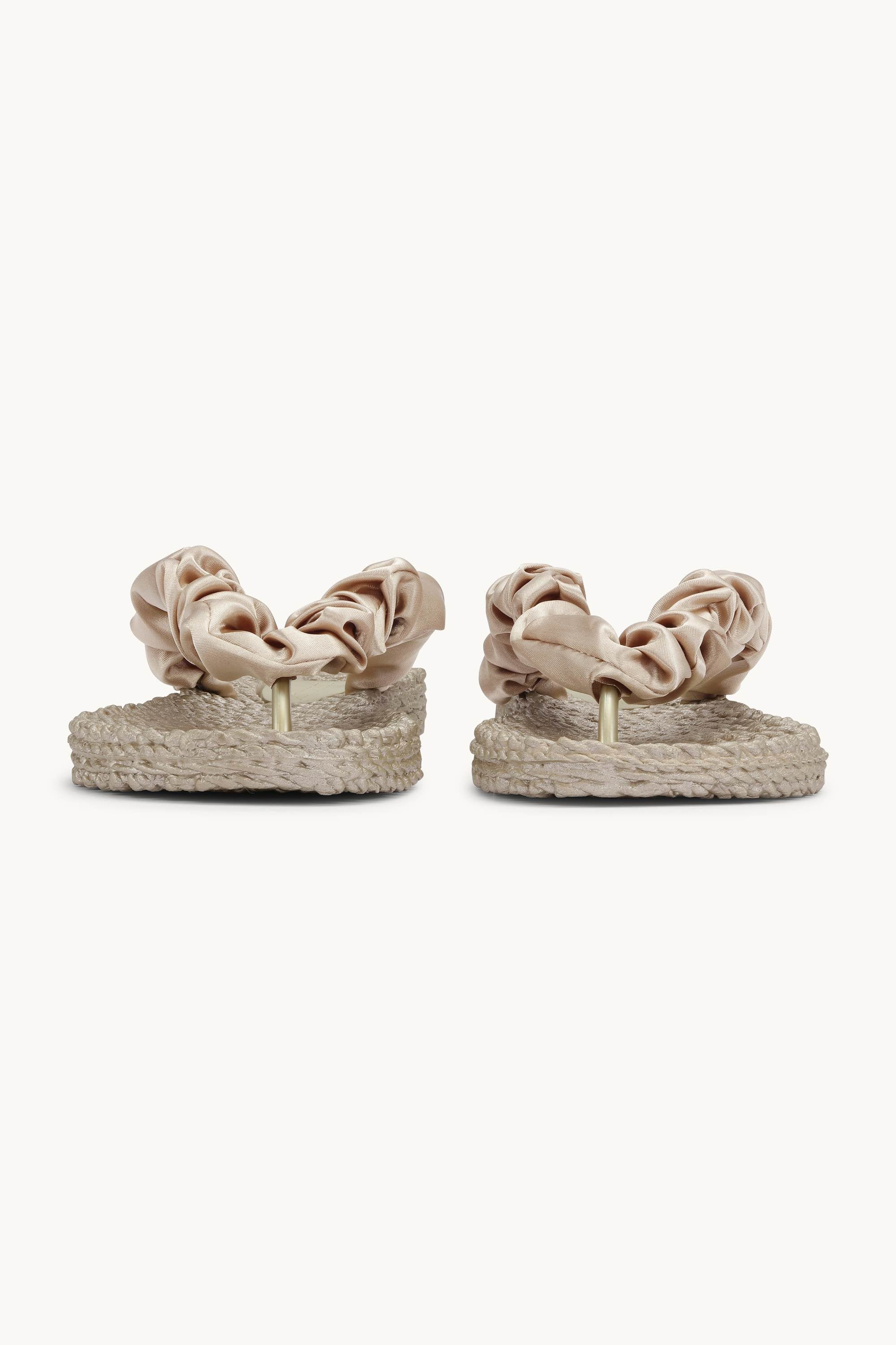 Tongs Tissu - Platin