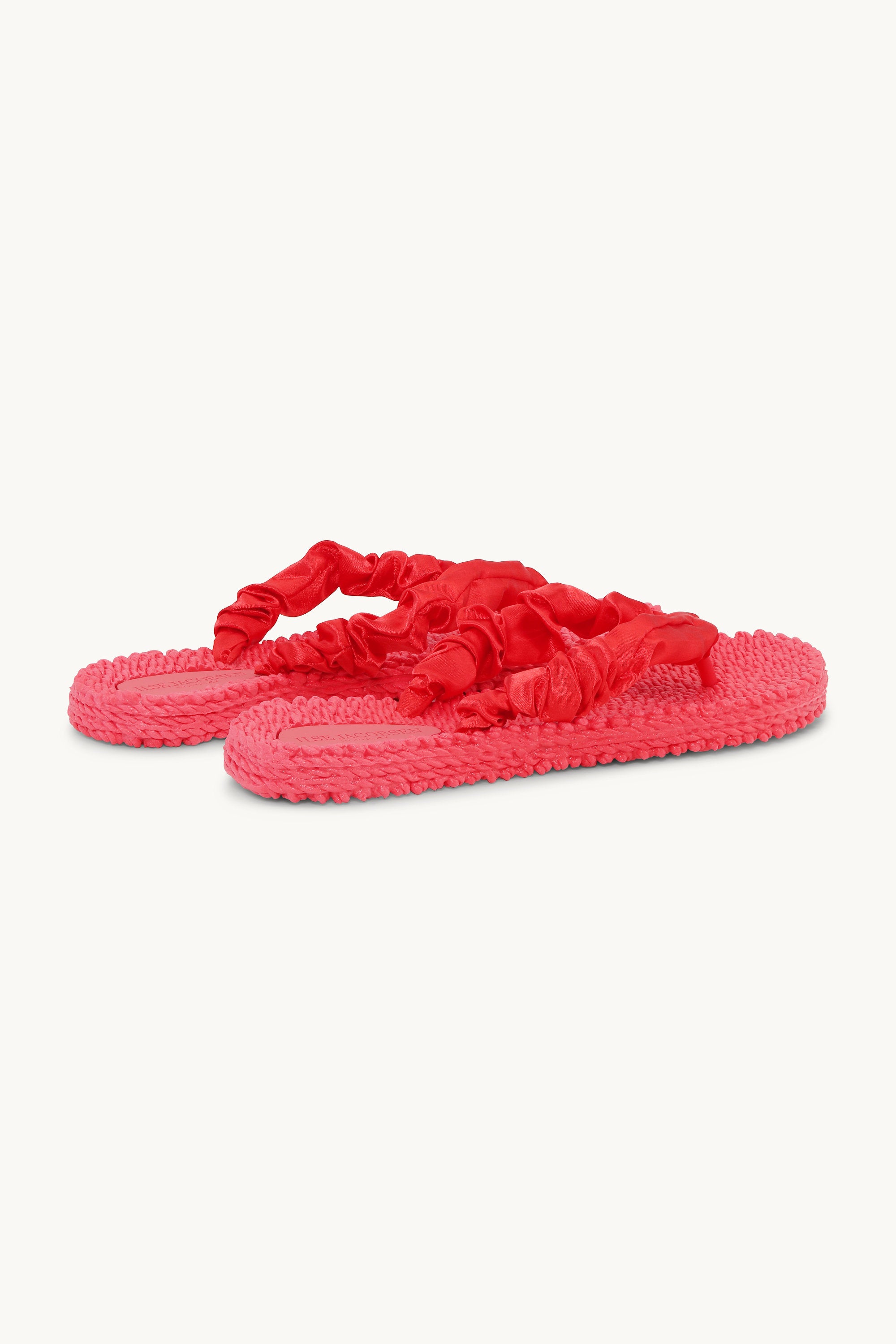 Tongs Tissu - Raspberry
