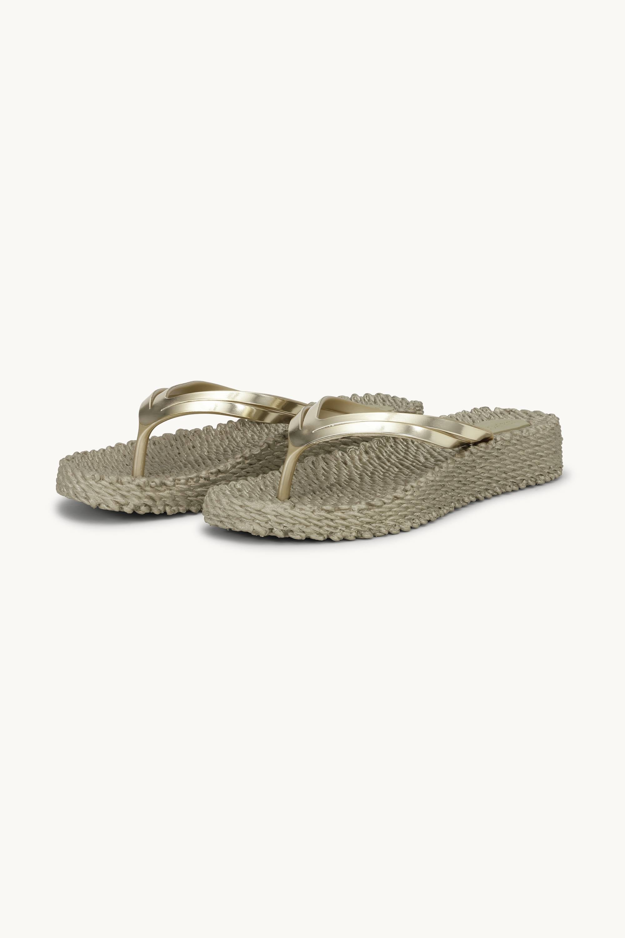 Platform Flip-flops Metallic - Platin