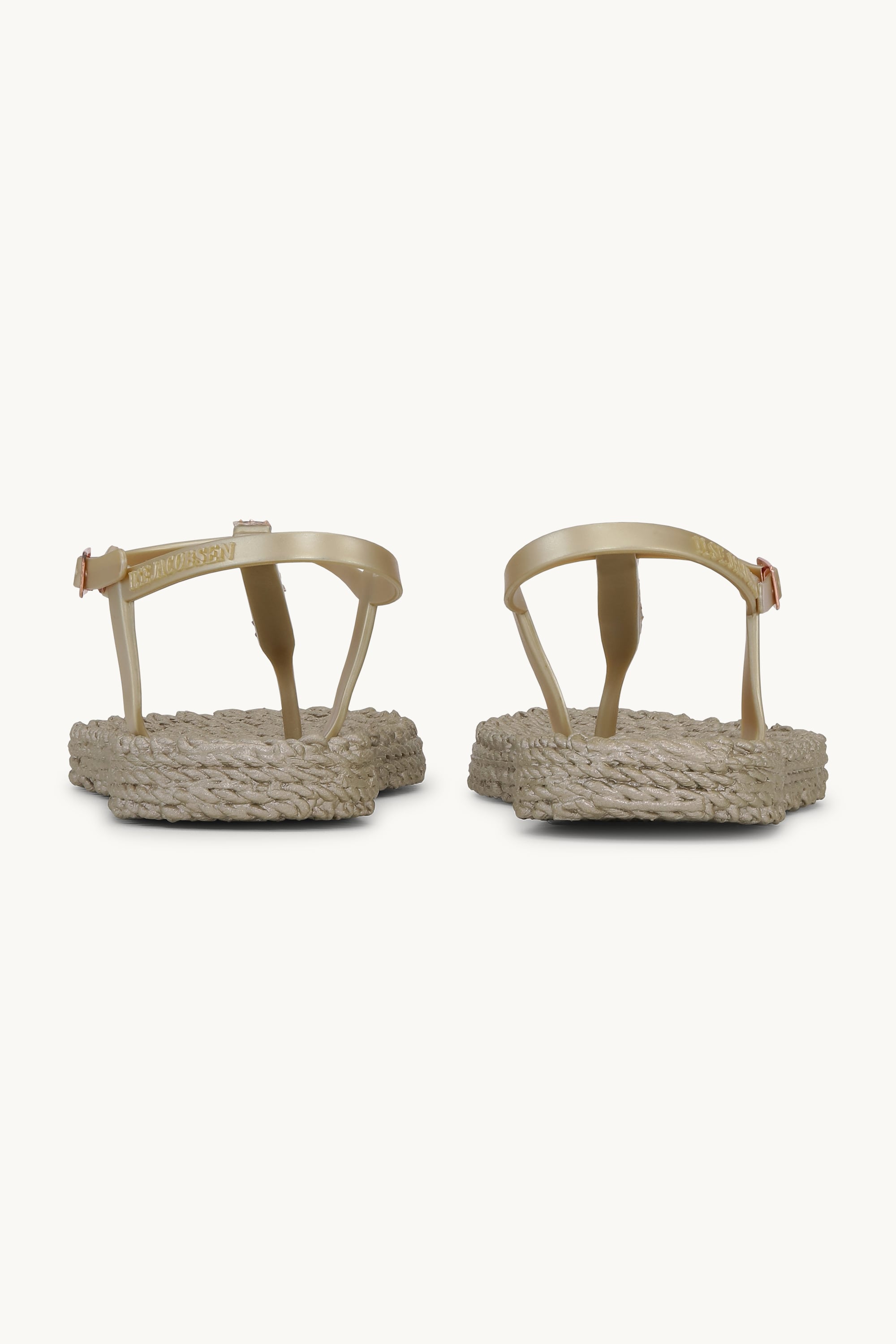 Flip Flops with Rhinestones - Platin