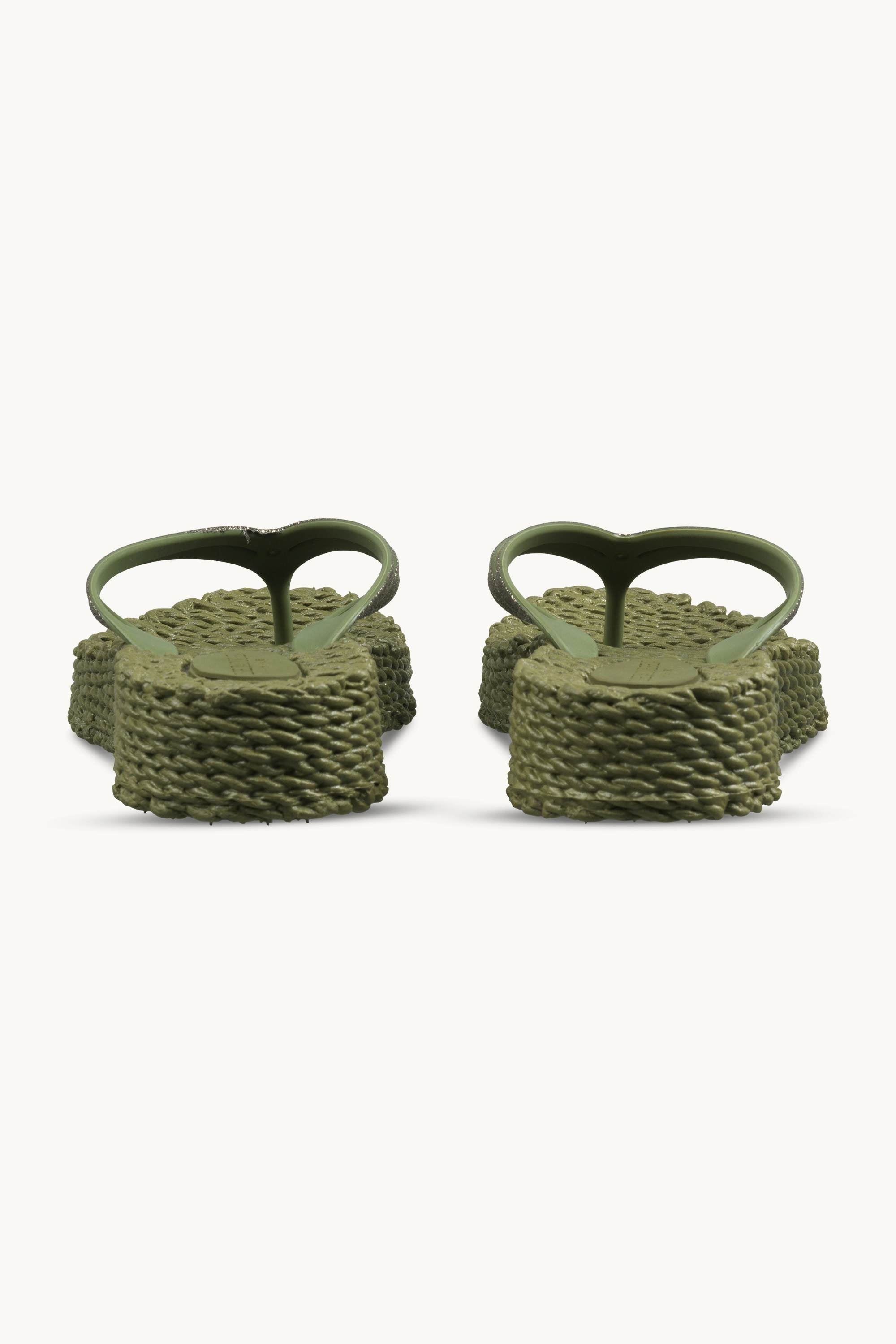 Tongs à Plateforme Pailletées - Sphagnum