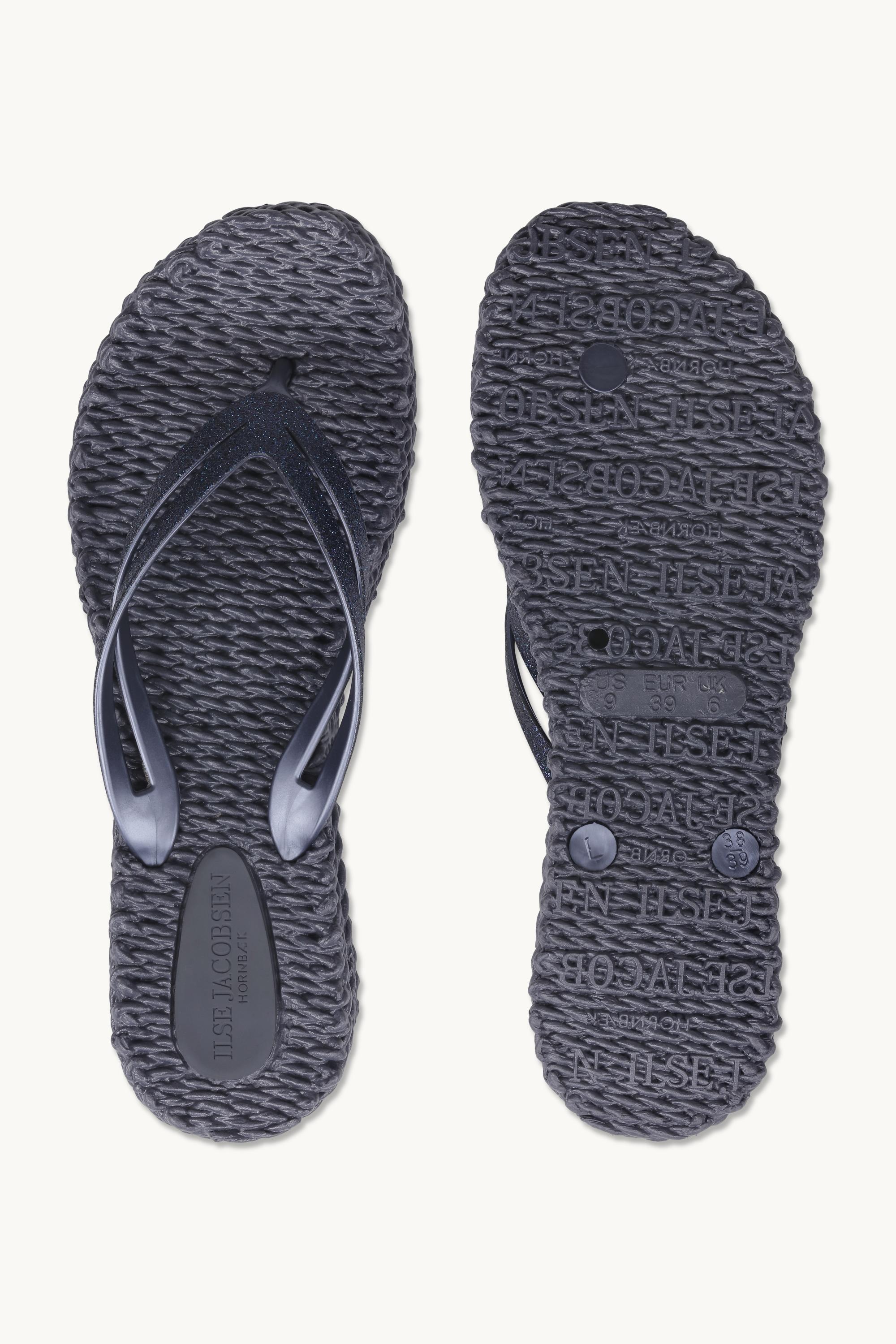 Platform Flip-flops Glitter - Ombre Blue