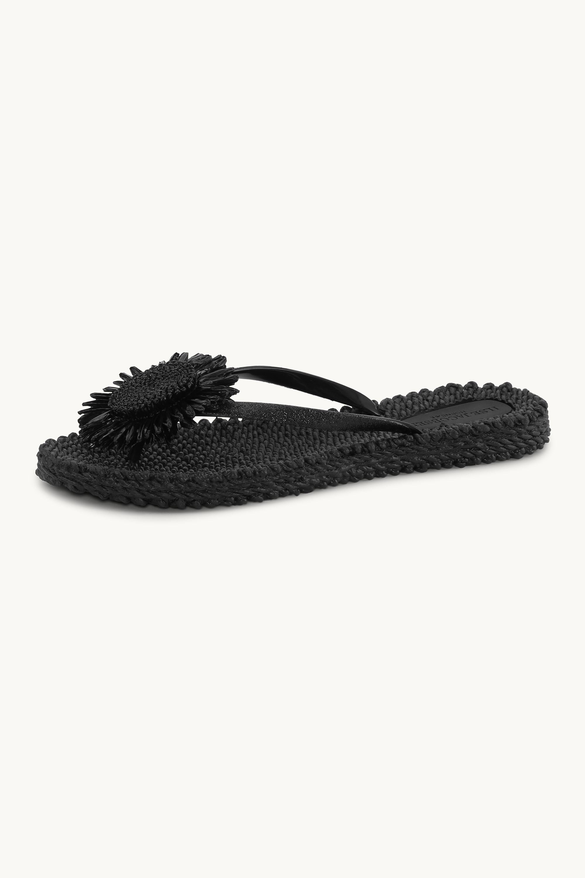 Tongs Fleur - Black