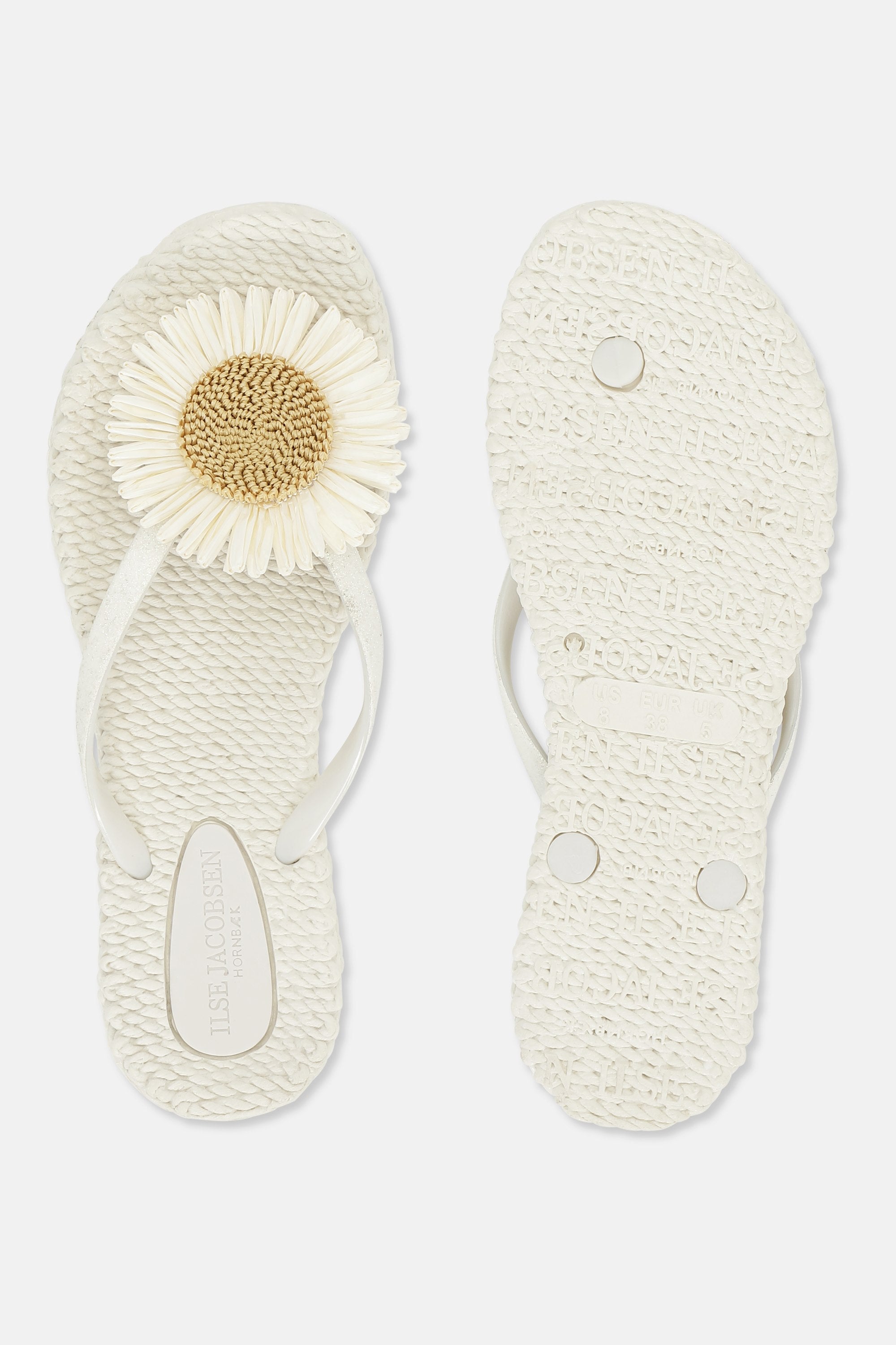 Tongs Fleur - Creme