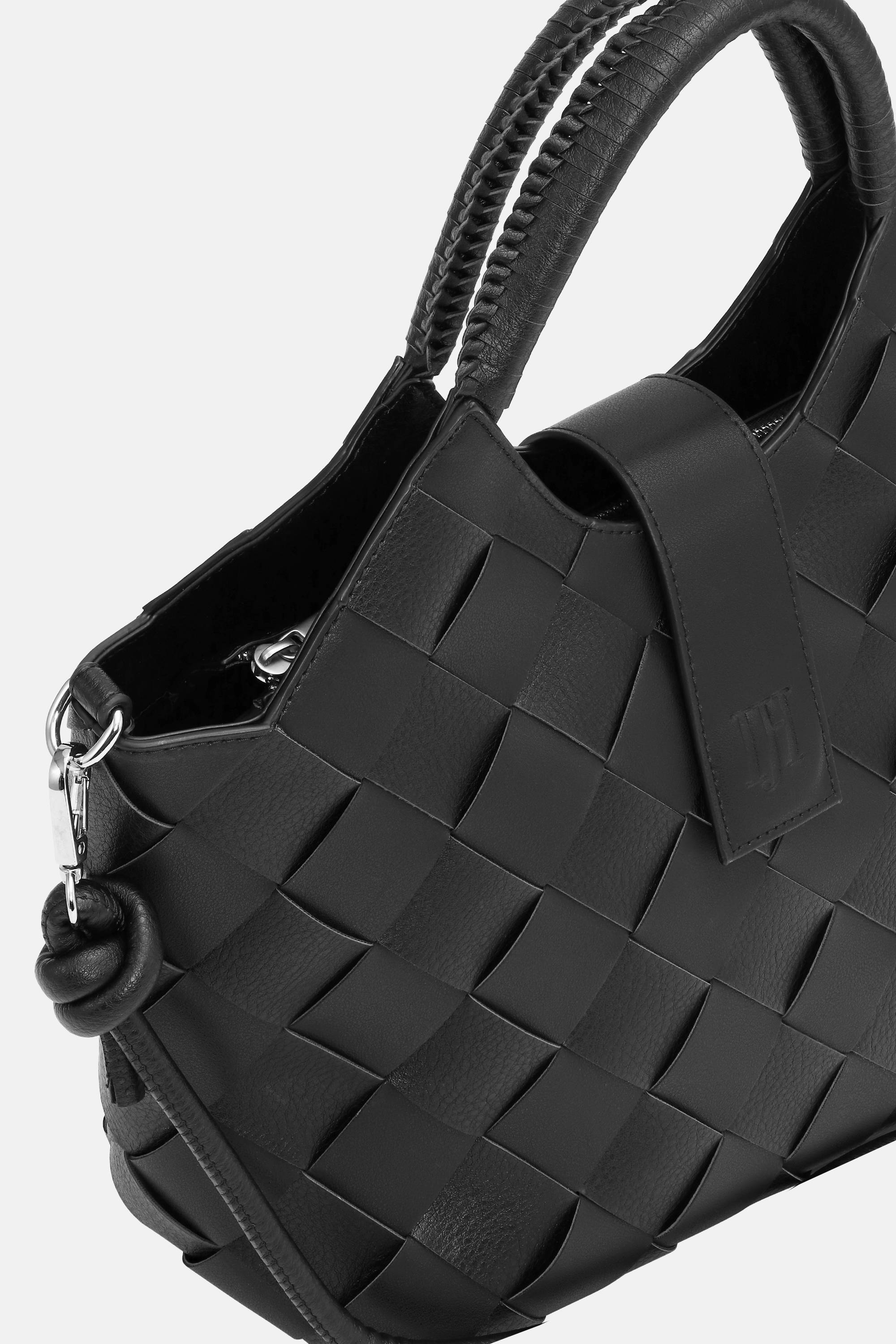 Braided Handbag - Black