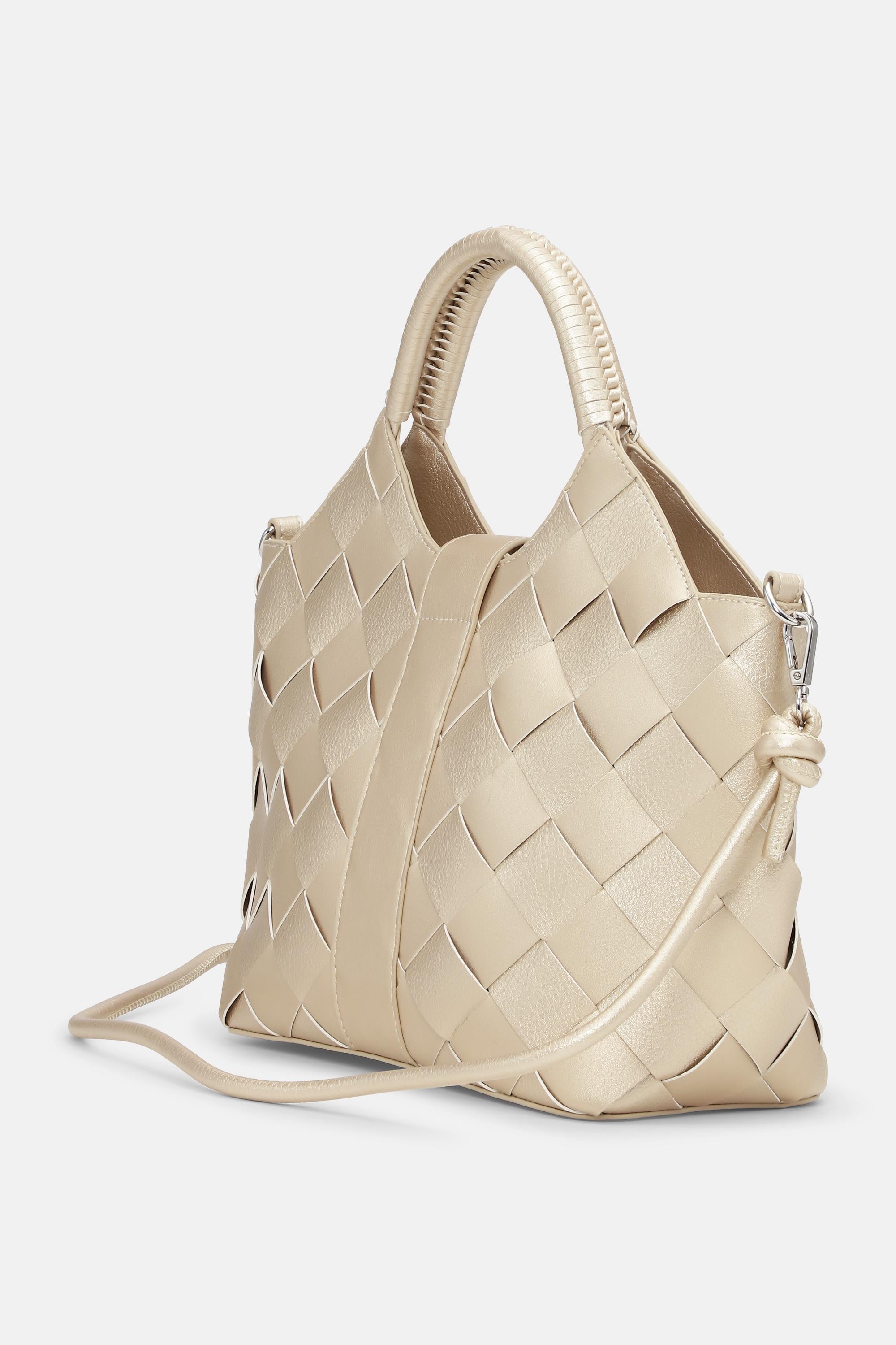 Braided Handbag - Platin