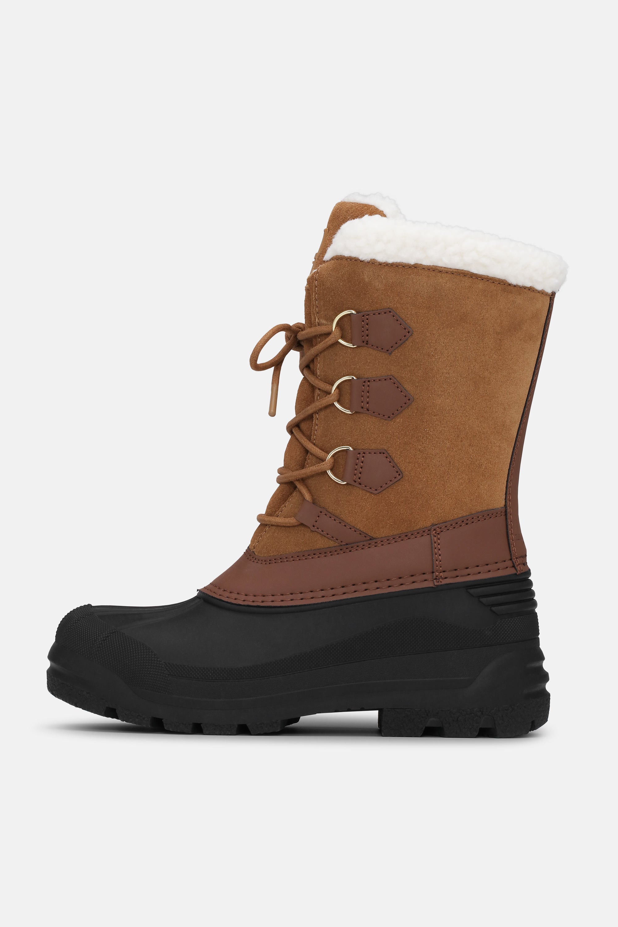 Warm Winter Boot - Cashew Black