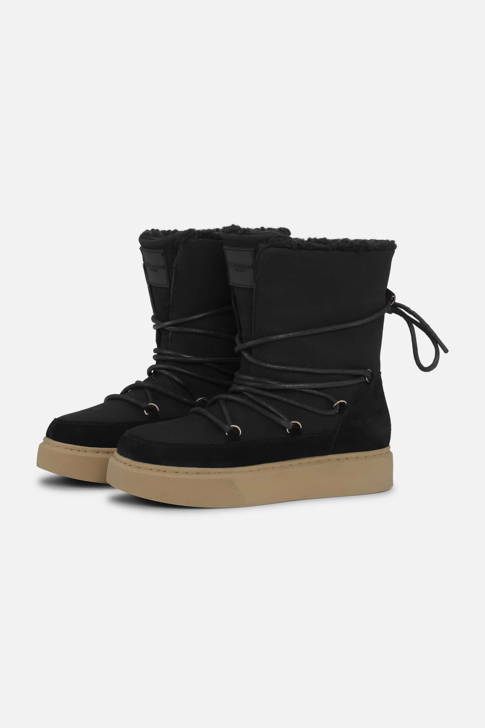 Warm Winter Low Boot - Black Natural